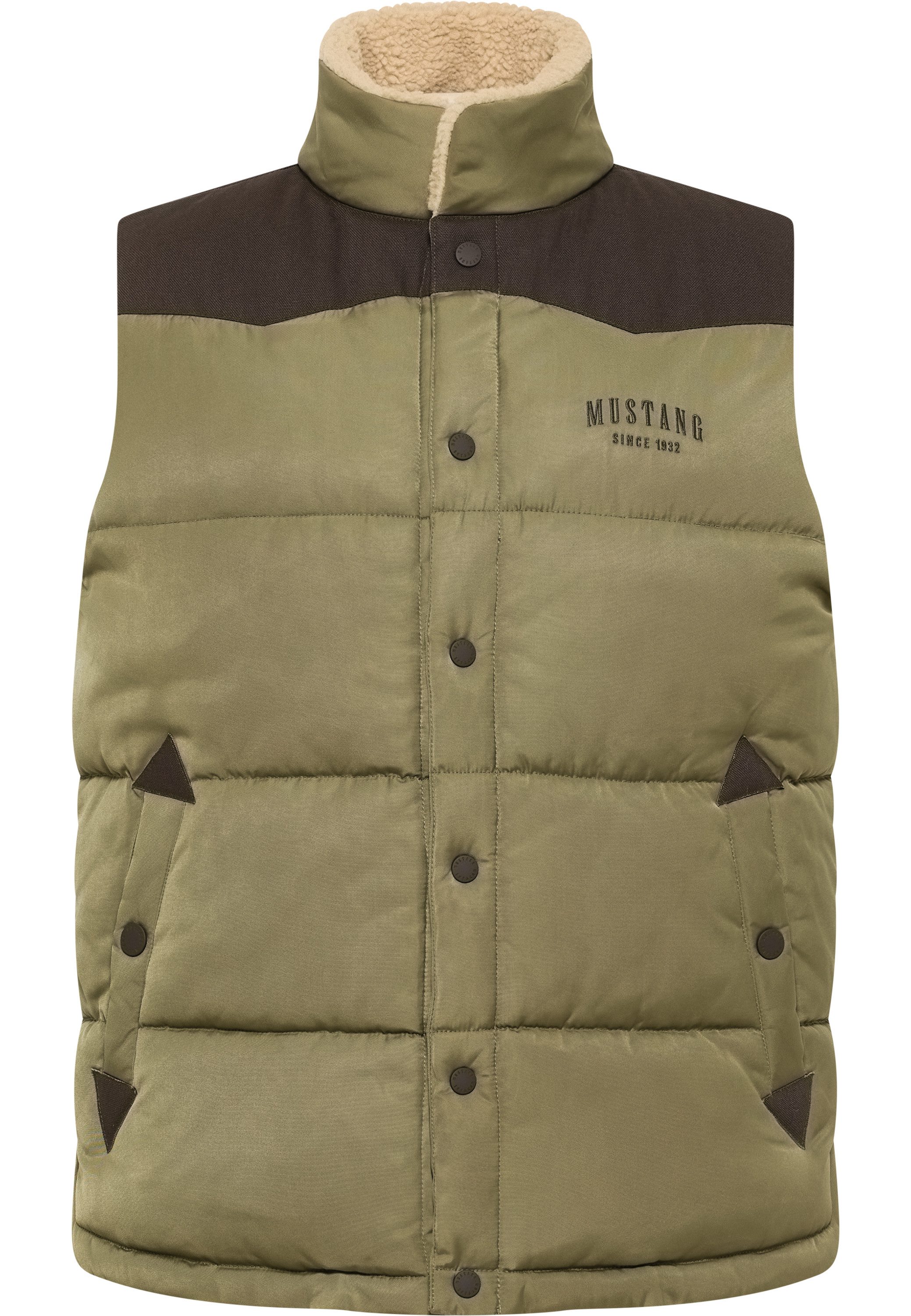 MUSTANG Korte bodywarmer Heren stijl Dublin