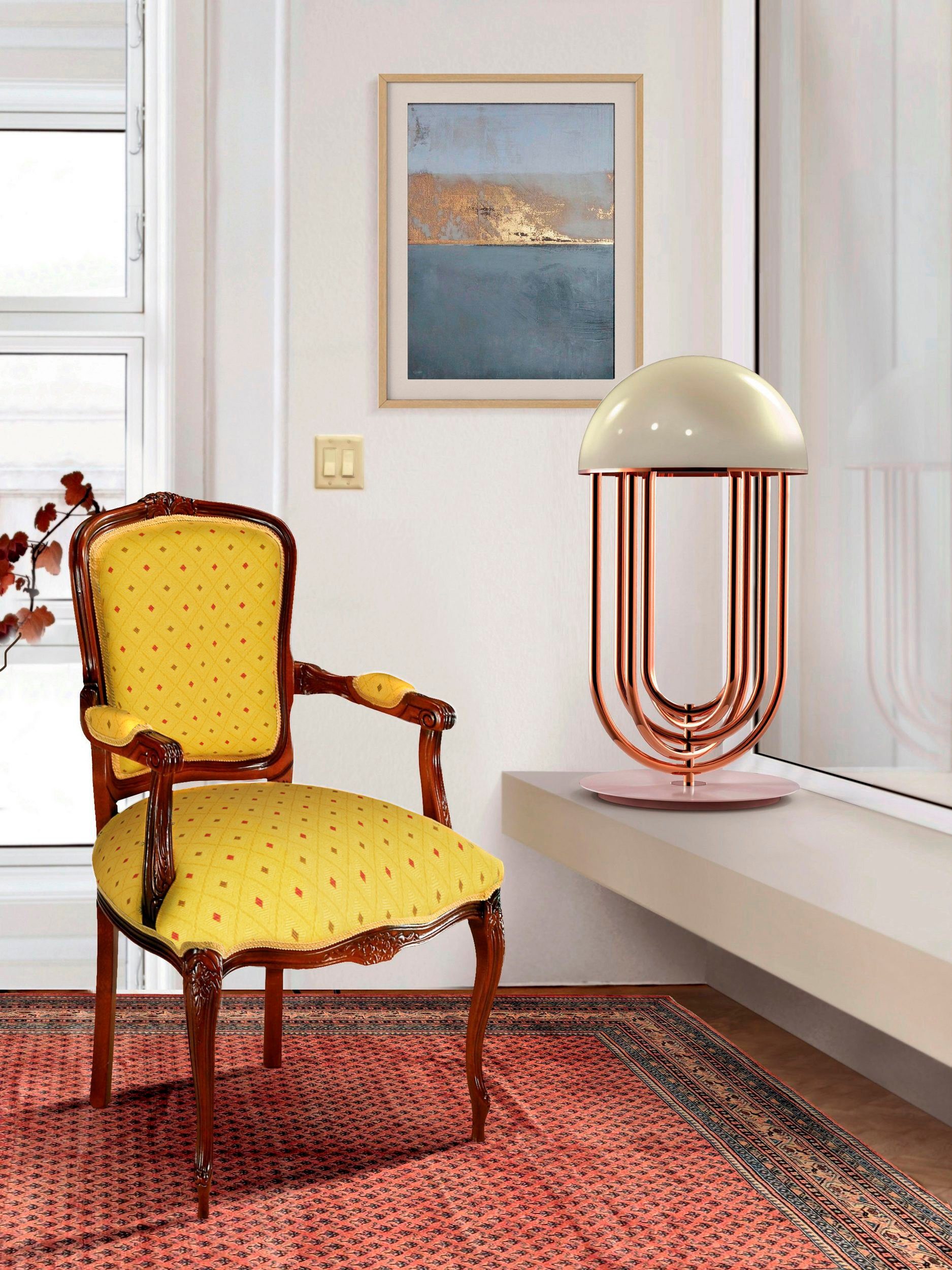 Home affaire Stoel met armleuningen Stoelen Federica (1 stuk)