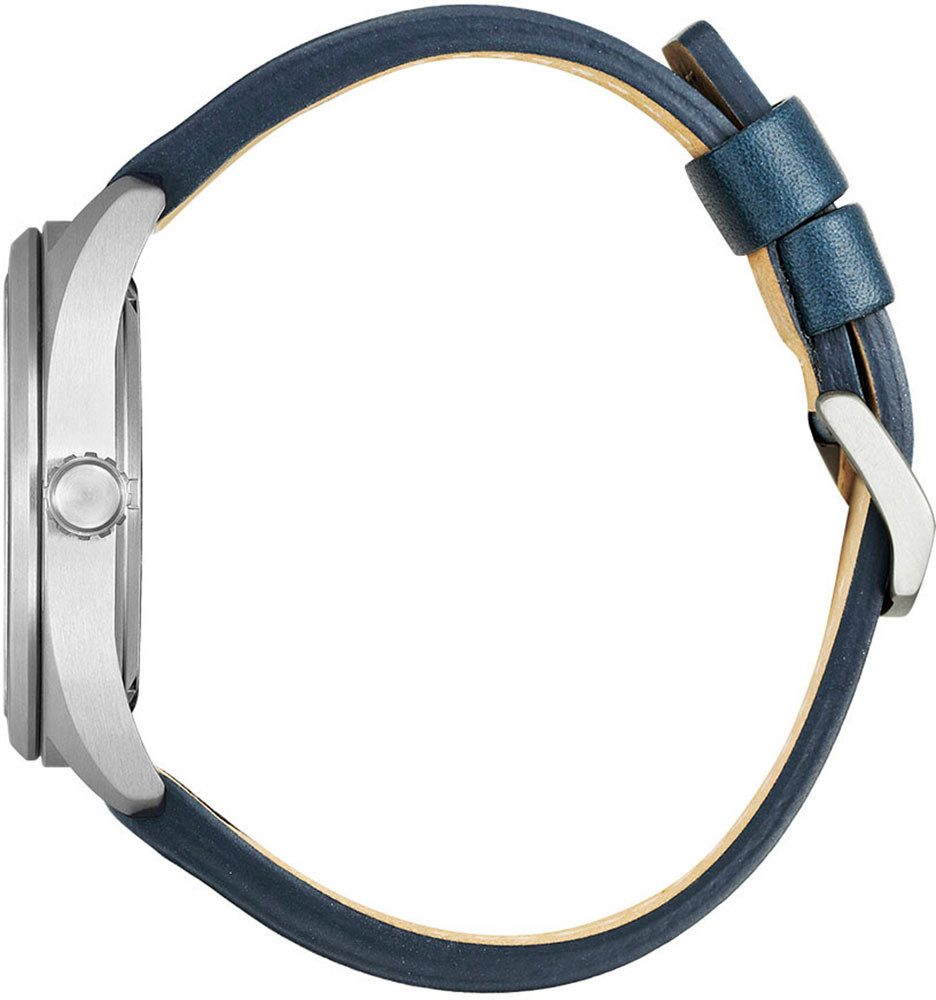 Citizen Solarhorloge BM8560-88LE Horloge, herenhorloge, titanium, datum, leren band