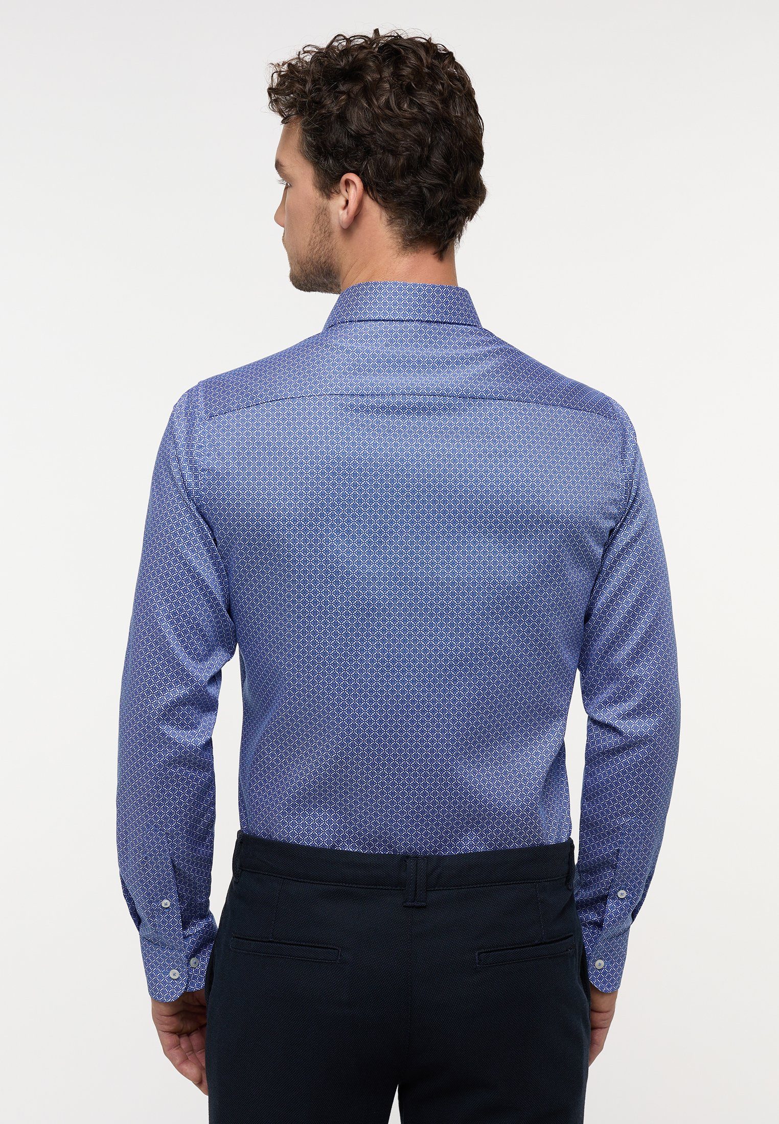 Eterna Overhemd met lange mouwen Slim fit