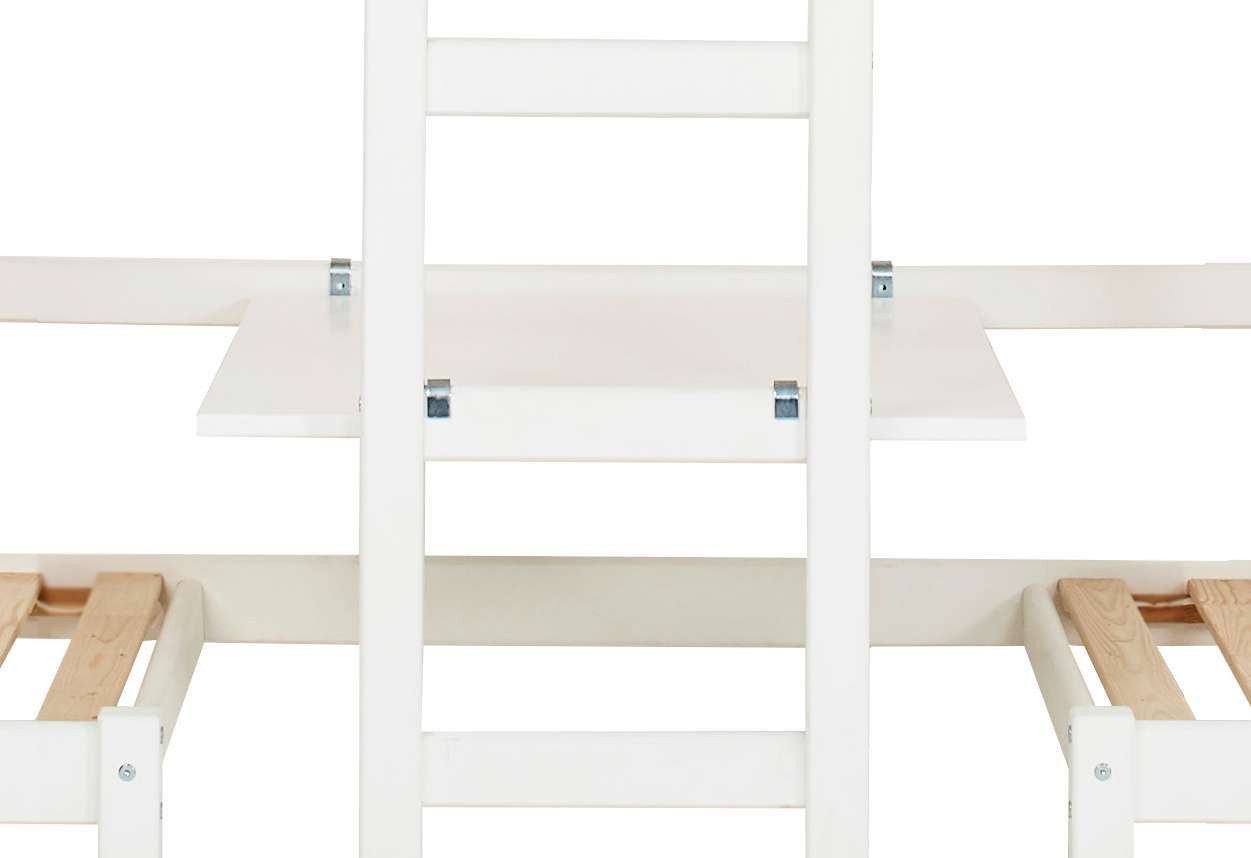 Hoppekids Stapelbed ECO Dream JUMBO hoogslaper, met zitgroep om te bouwen tot stapelbed