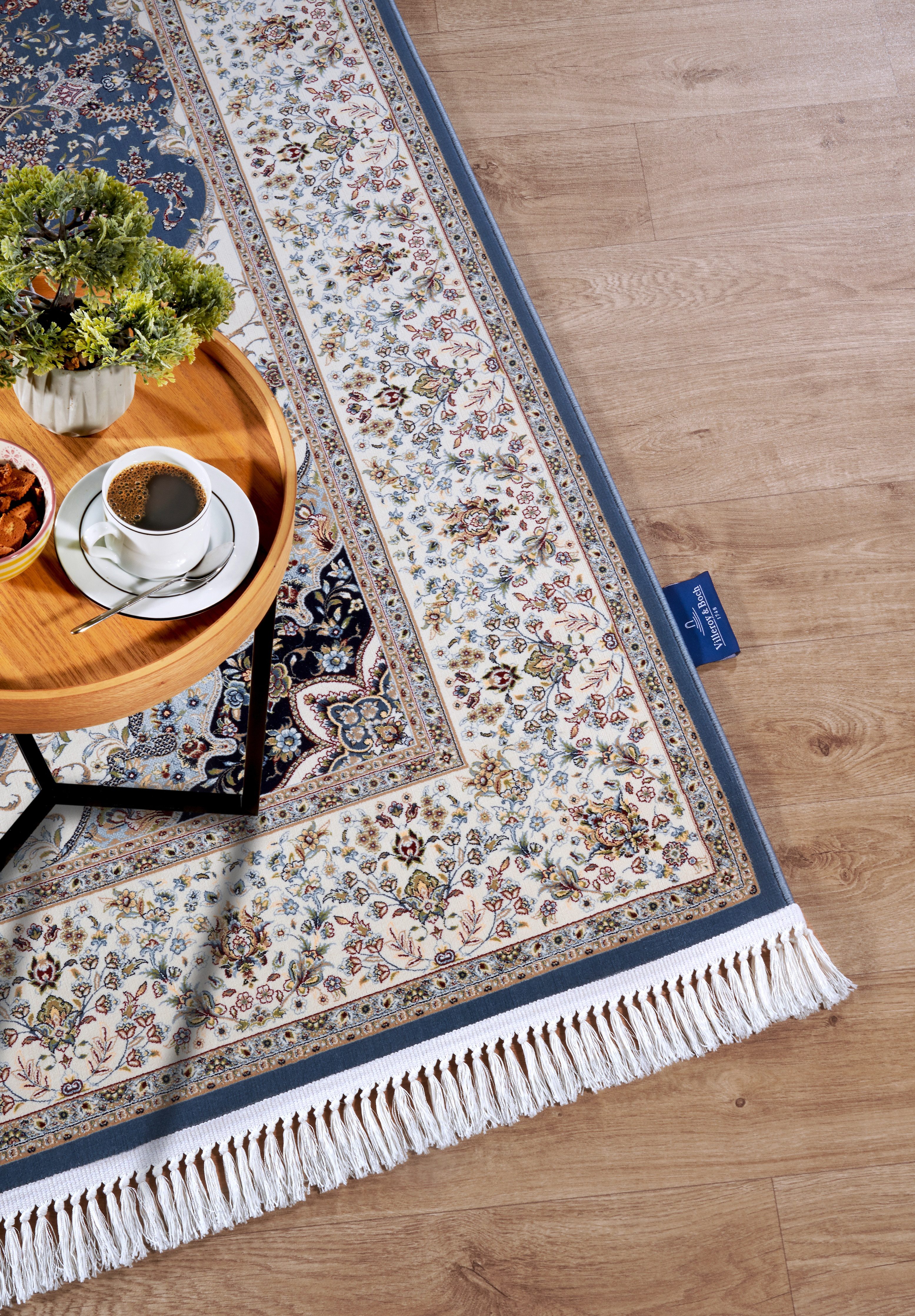 Villeroy & Boch Vloerkleed Etienne Oriëntaals, franjes, woonkamer, slaapkamer, klassiek, kortpolig
