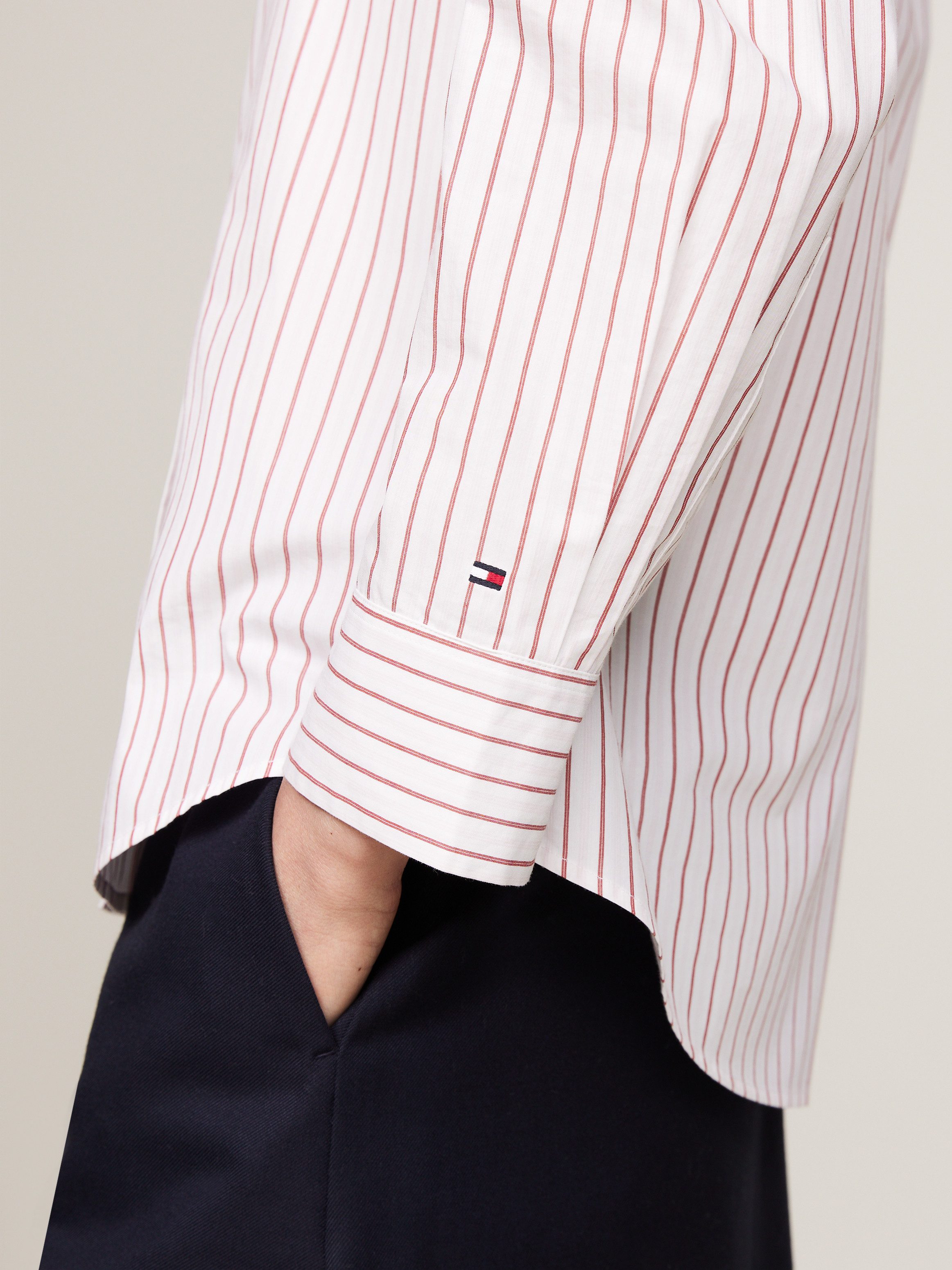 Tommy Hilfiger Overhemdblouse STRIPE REGULAR SHIRT