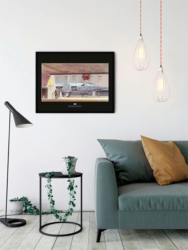 Komar Wanddecoratie Star Wars Classic RMQ Mos Eisley Hangar Wanddecoratie voor de kinderkamer - zonder lijst (1 stuk)