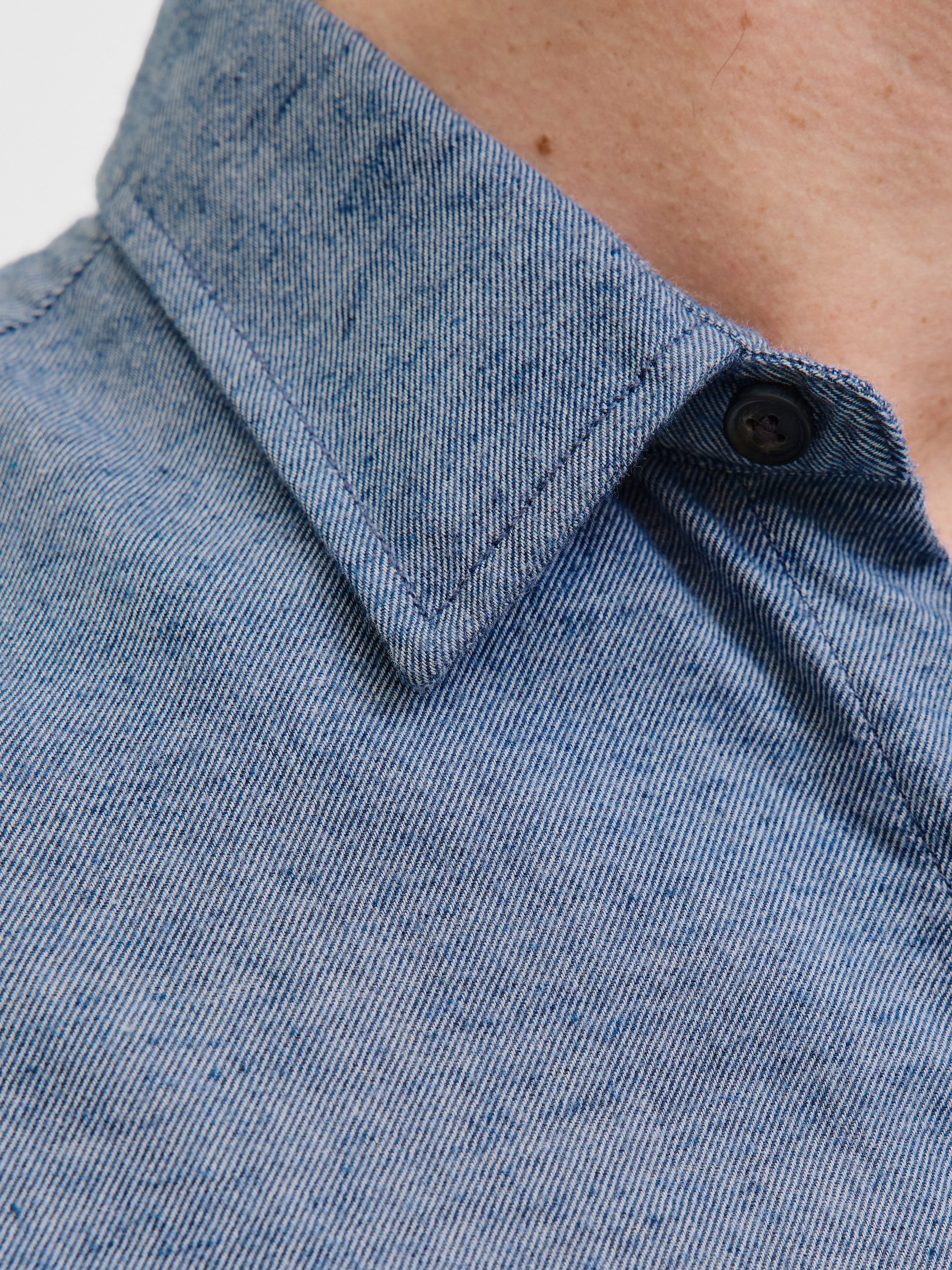 Jack & Jones Overhemd met lange mouwen JJECLASSIC MELANGE SHIRT L/S NOOS