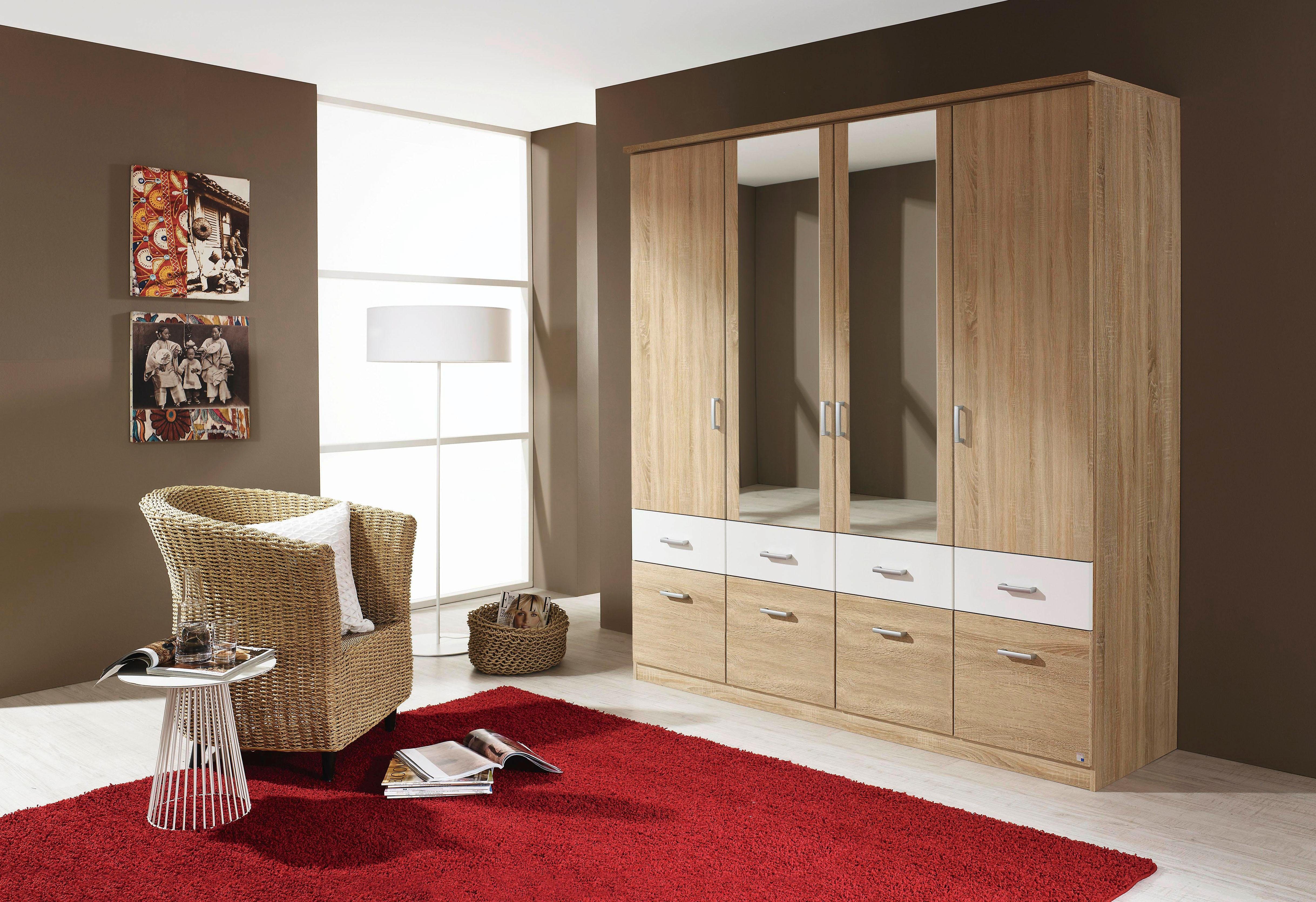 rauch Kledingkast kast garderobe plafondhoge kast BREMEN kledingkasten maat 181 cm x 199 cm x 58 cm beige