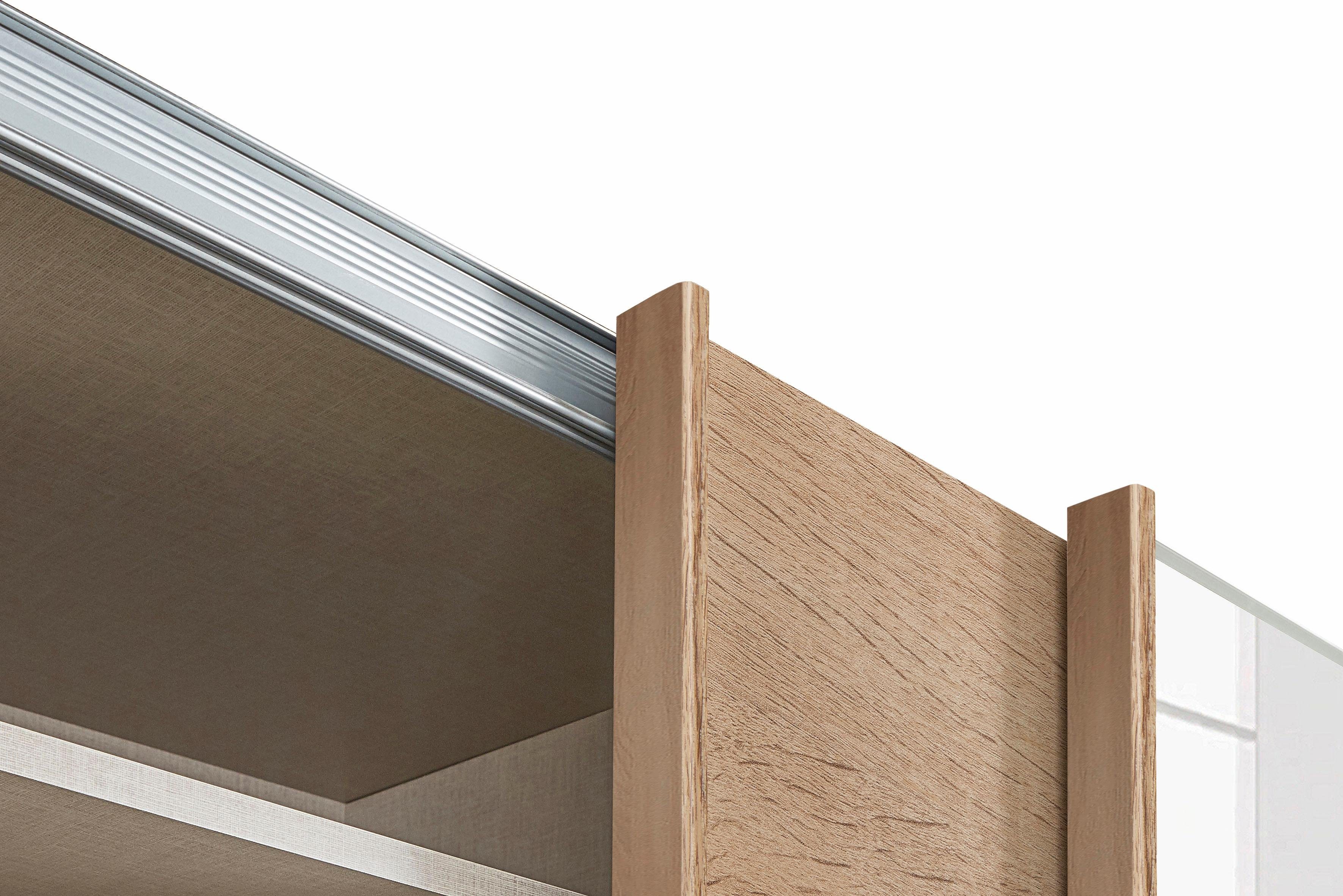 rauch Zweefdeurkast Kledingkast Kast Garderobe Slaapkamerkast TUBONA inclusief lade-inzet en extra legplanken made in germany