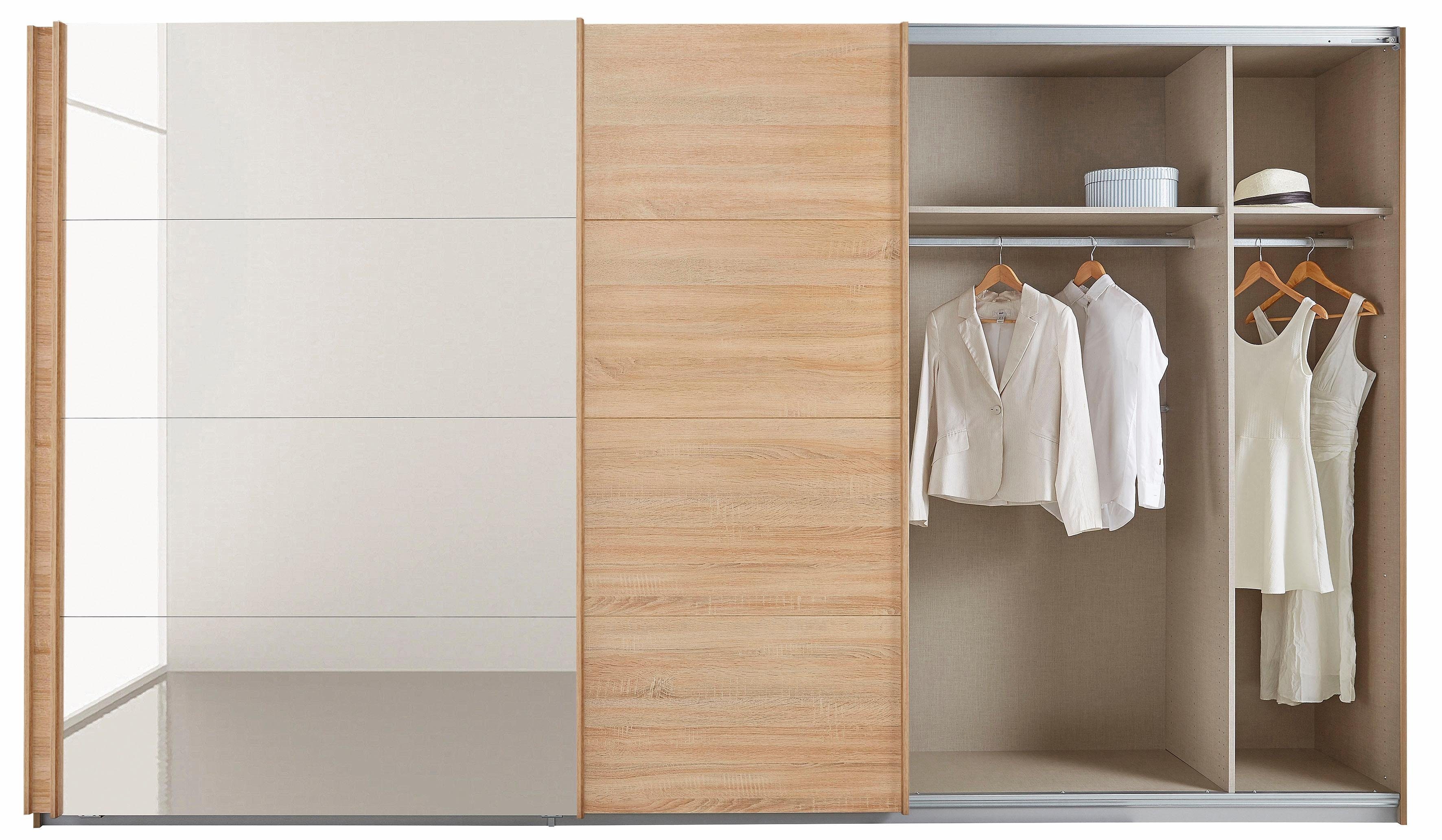 rauch Zweefdeurkast Kledingkast Kast Garderobe Slaapkamerkast TUBONA inclusief lade-inzet en extra legplanken made in germany