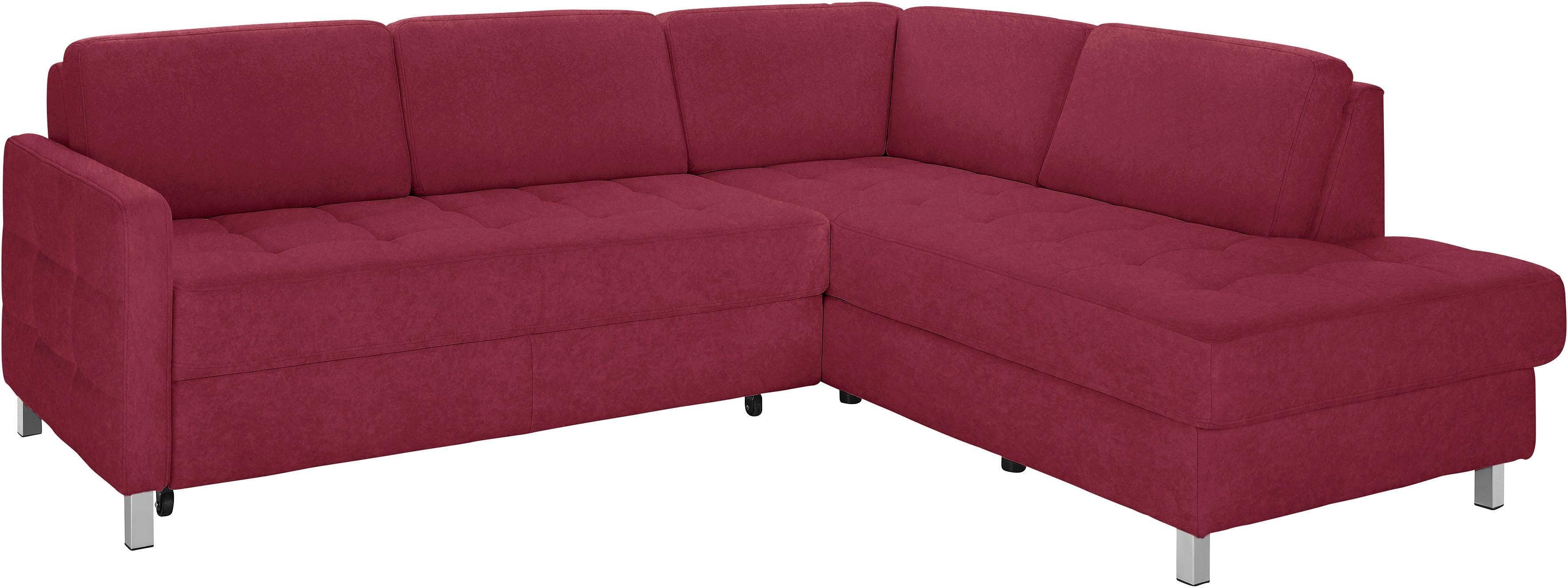 sit&more Hoekbank Pablo L-vorm naar keuze met slaapfunctie en bedkist