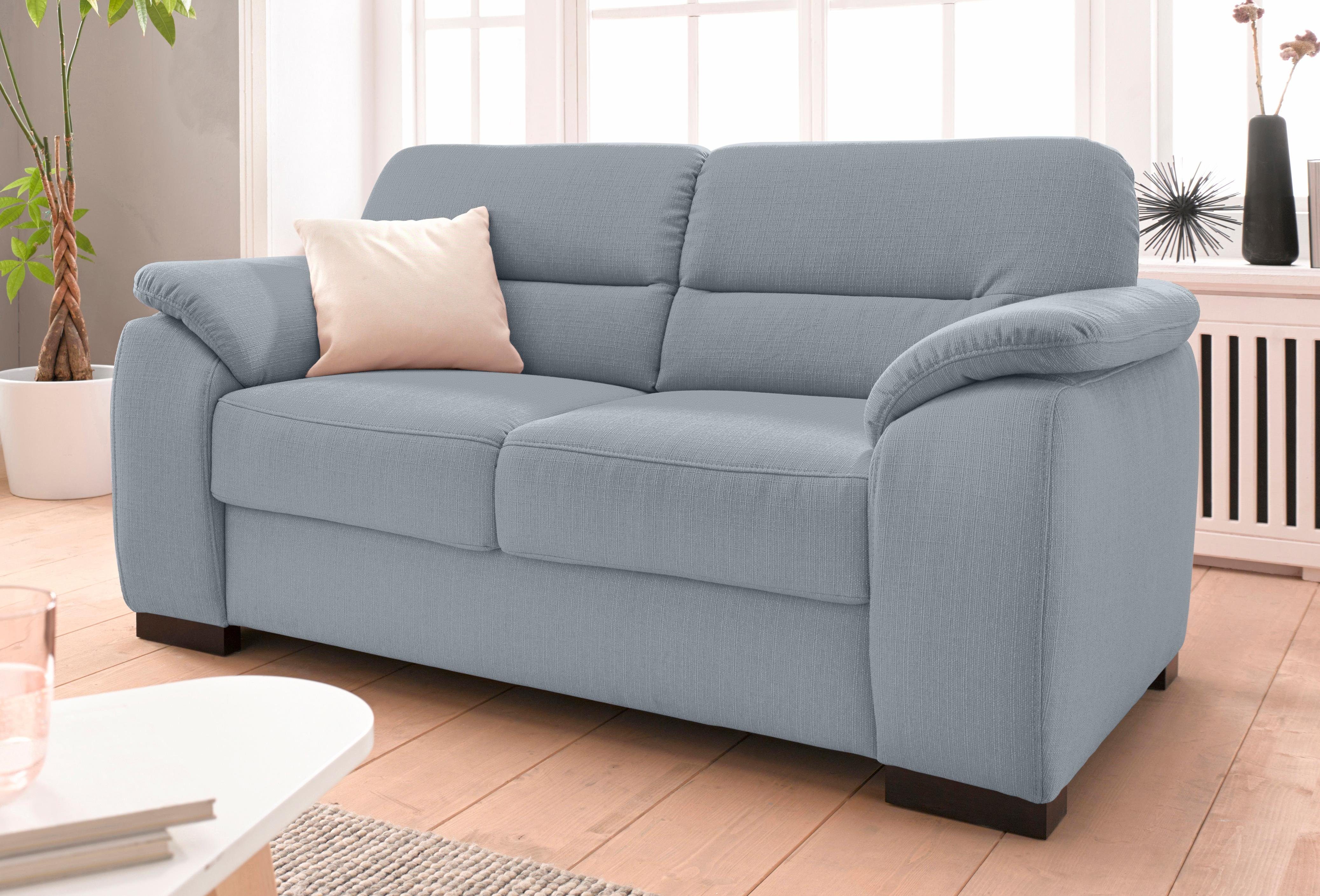 sit&more 2-zitsbank Montego met binnenvering grijs, 2-zitsbanken, 168 cm