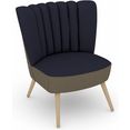 max winzer fauteuil aspen in retro-look, om zelf te stylen blauw