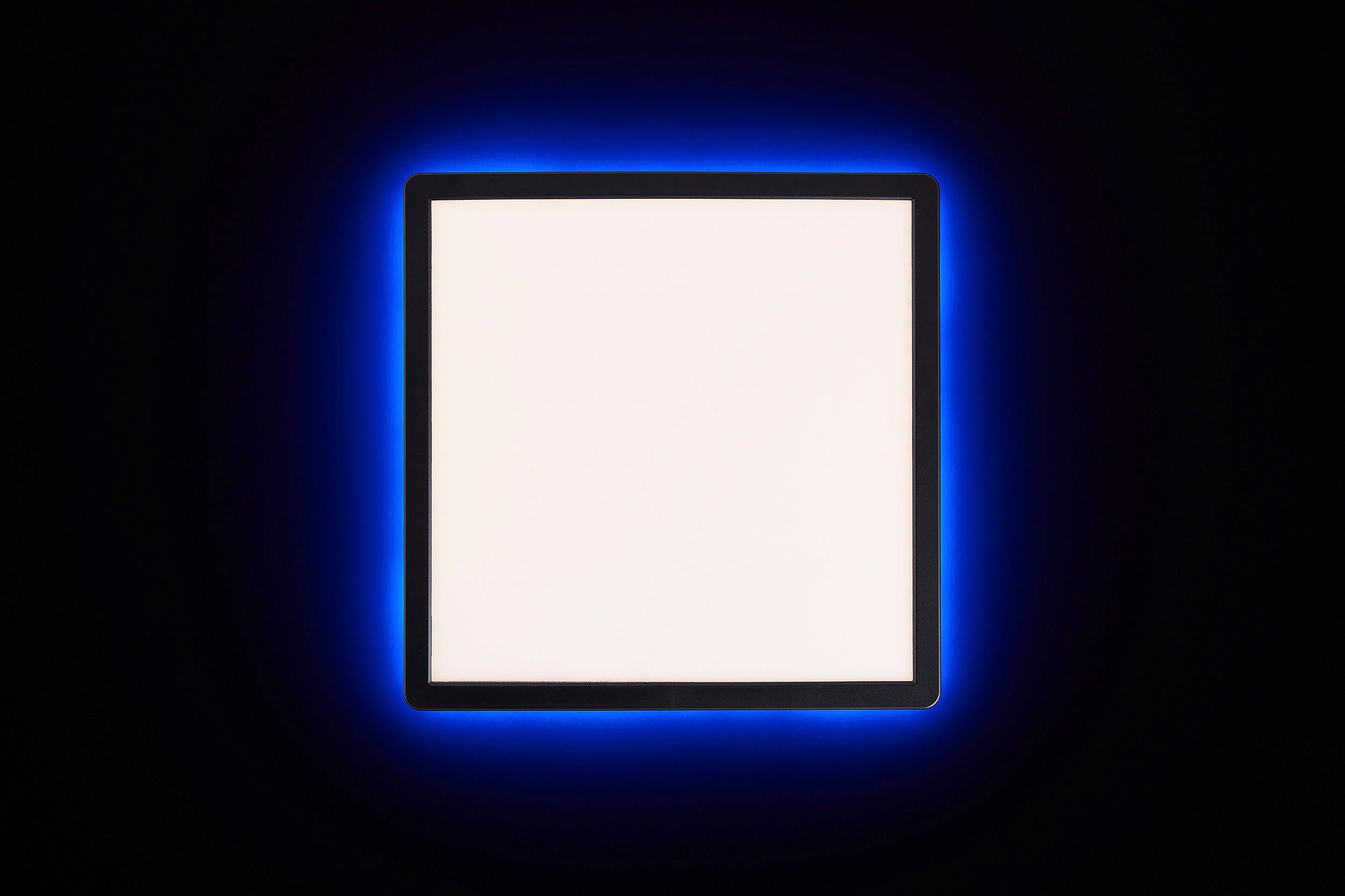 my home Led-plafondlamp Elliot 29,5 x 29,5 cm, 2200 lumen, 3000-6500 kelvin, wit/zwart (1 stuk)