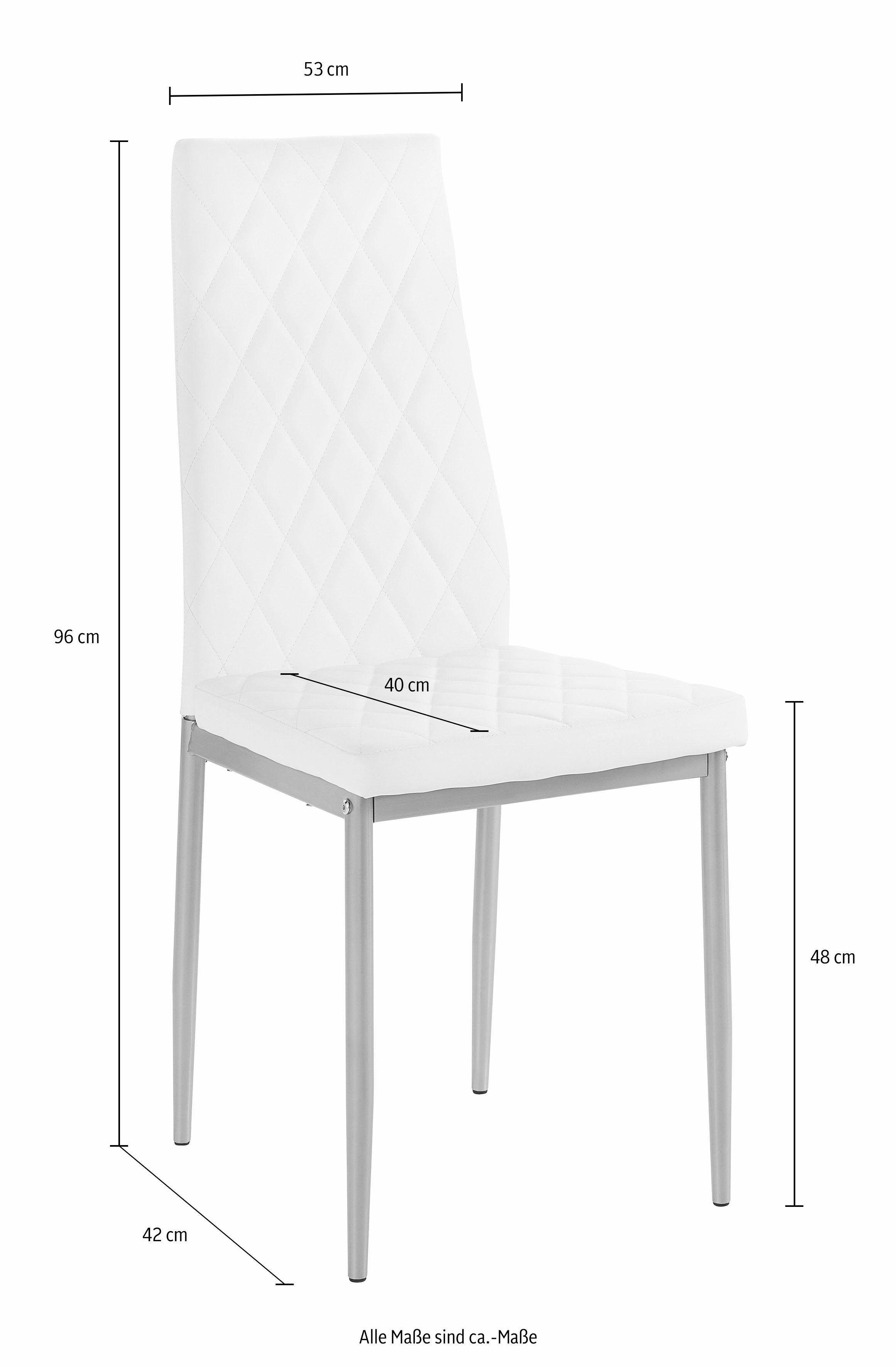 INOSIGN Eethoek Lynn + Brooke met tafel in leisteenkleur, breedte 80 cm (set)