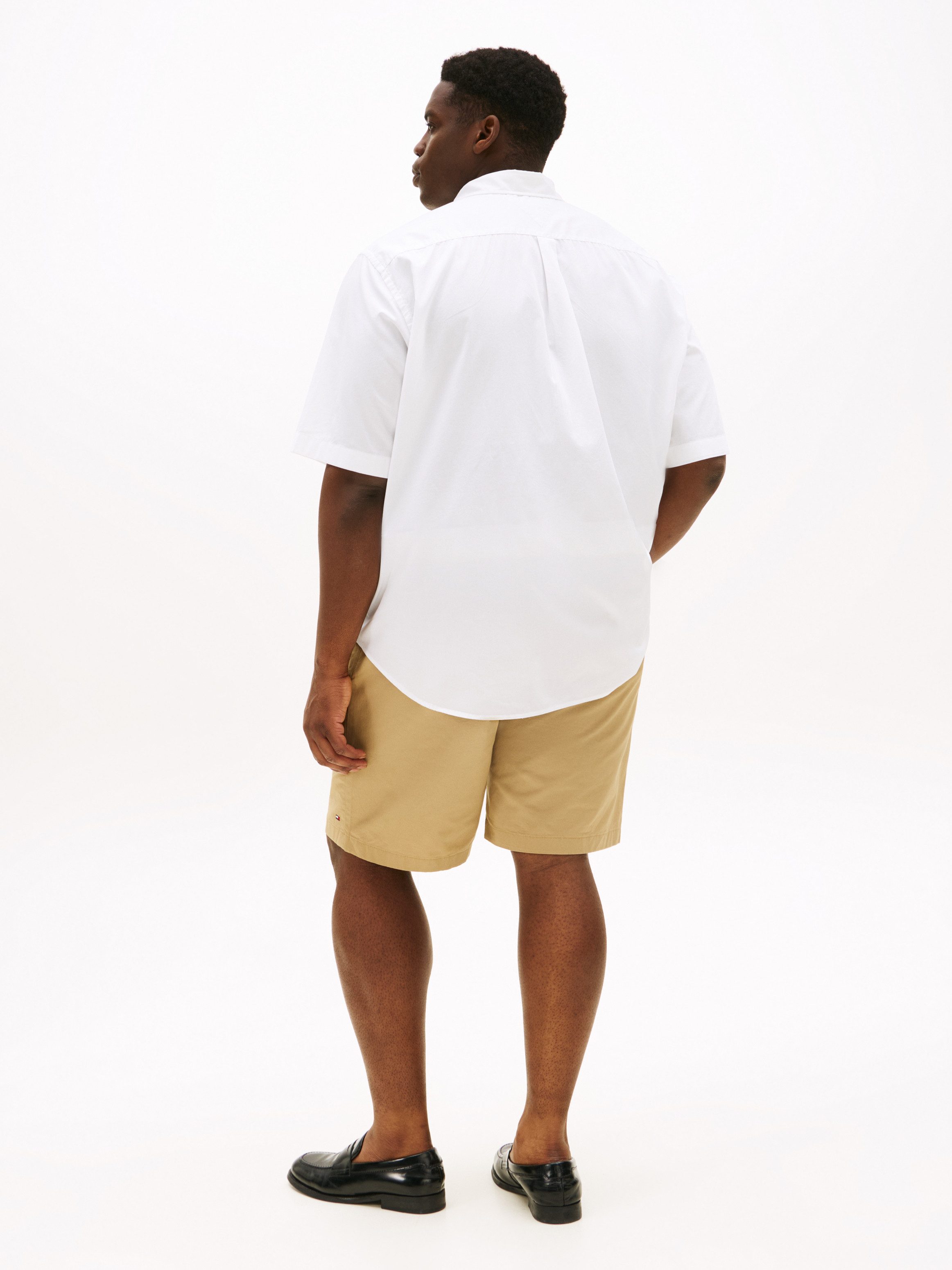 Tommy Hilfiger Overhemd met korte mouwen BT-FLEX POPLIN SOLID S/S SHIRT-B