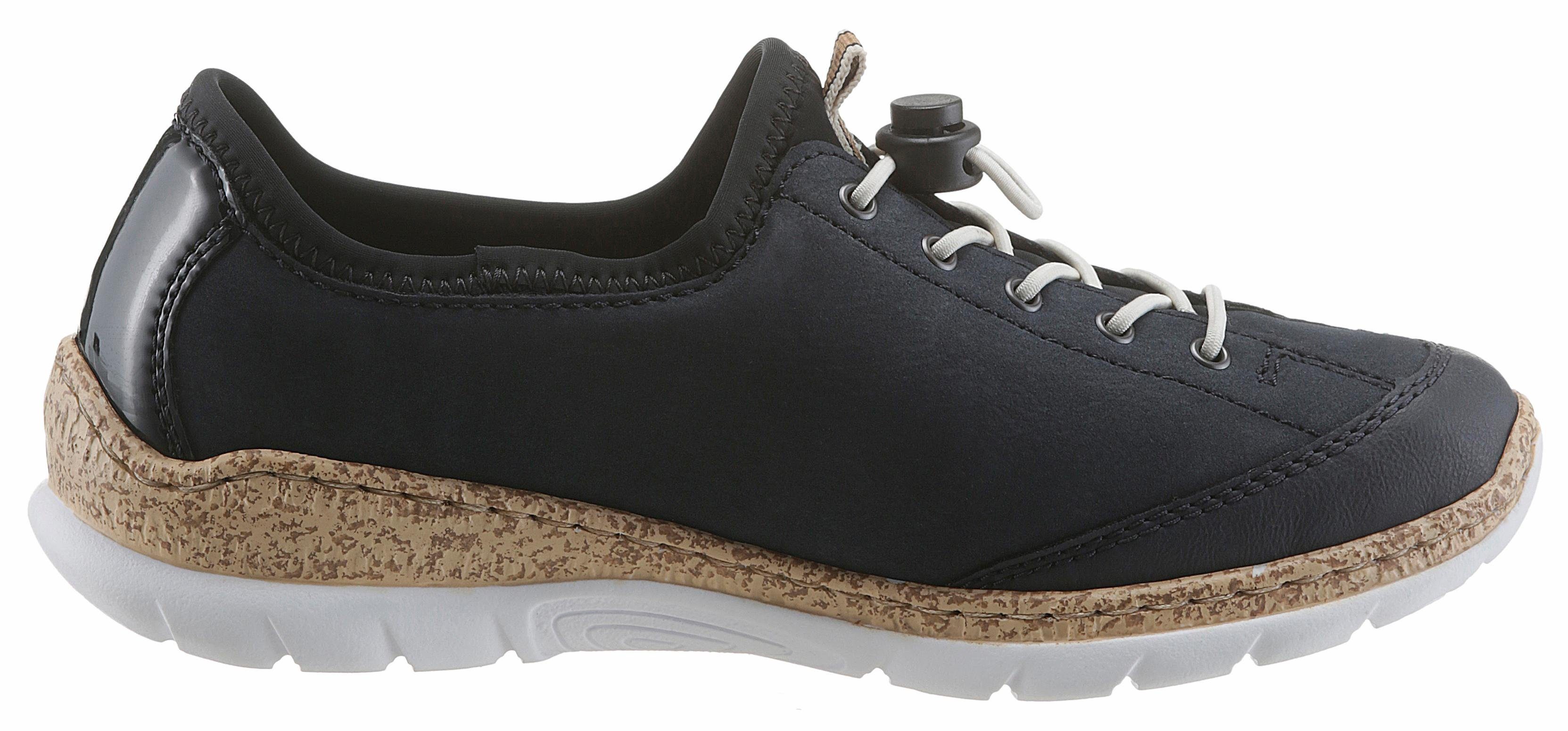 Rieker Slip-on sneakers Slipper, instapschoen met buitenrits