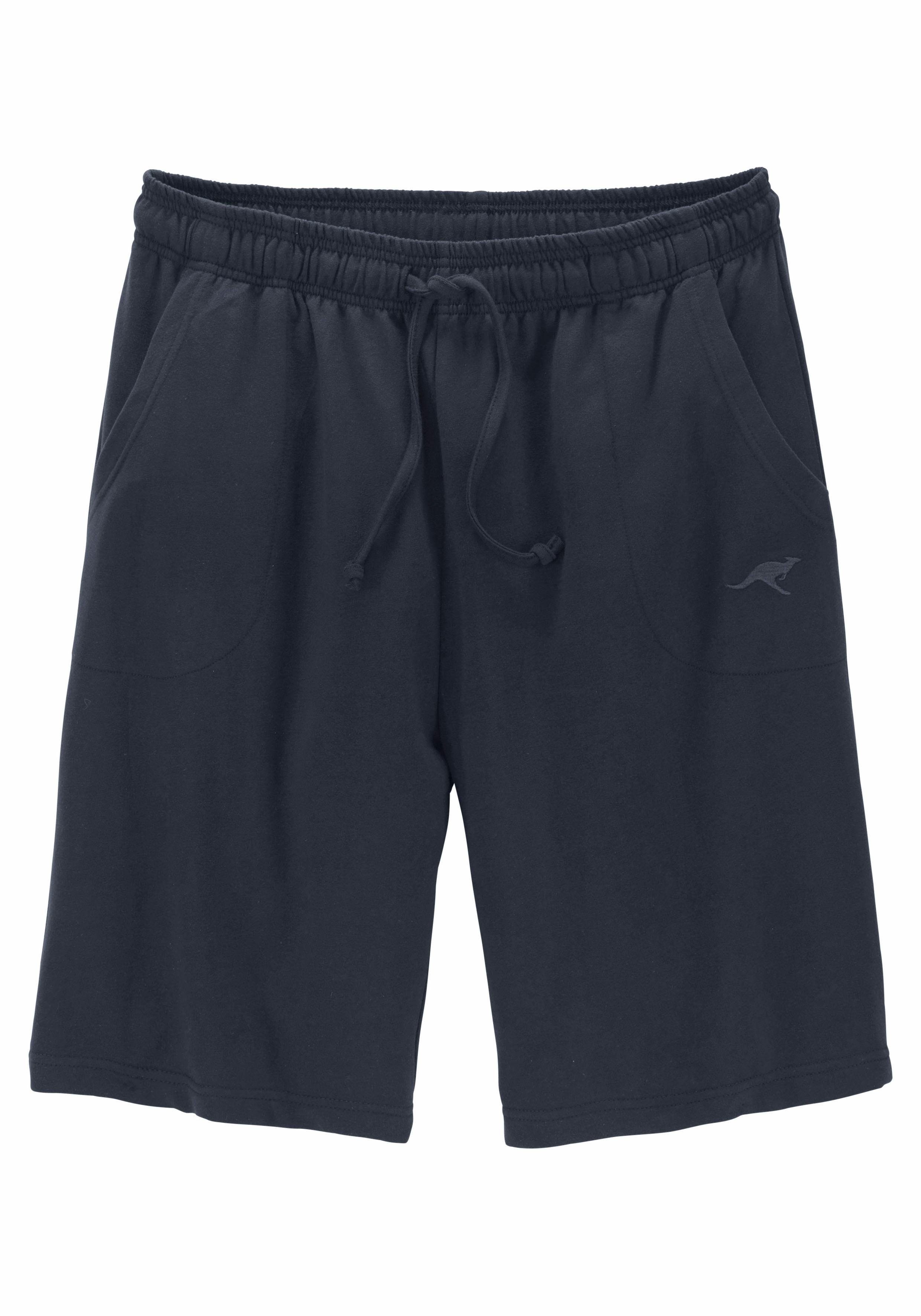 KangaROOS Sweatshort Korte joggingbroek van zachte sweatstof met koord