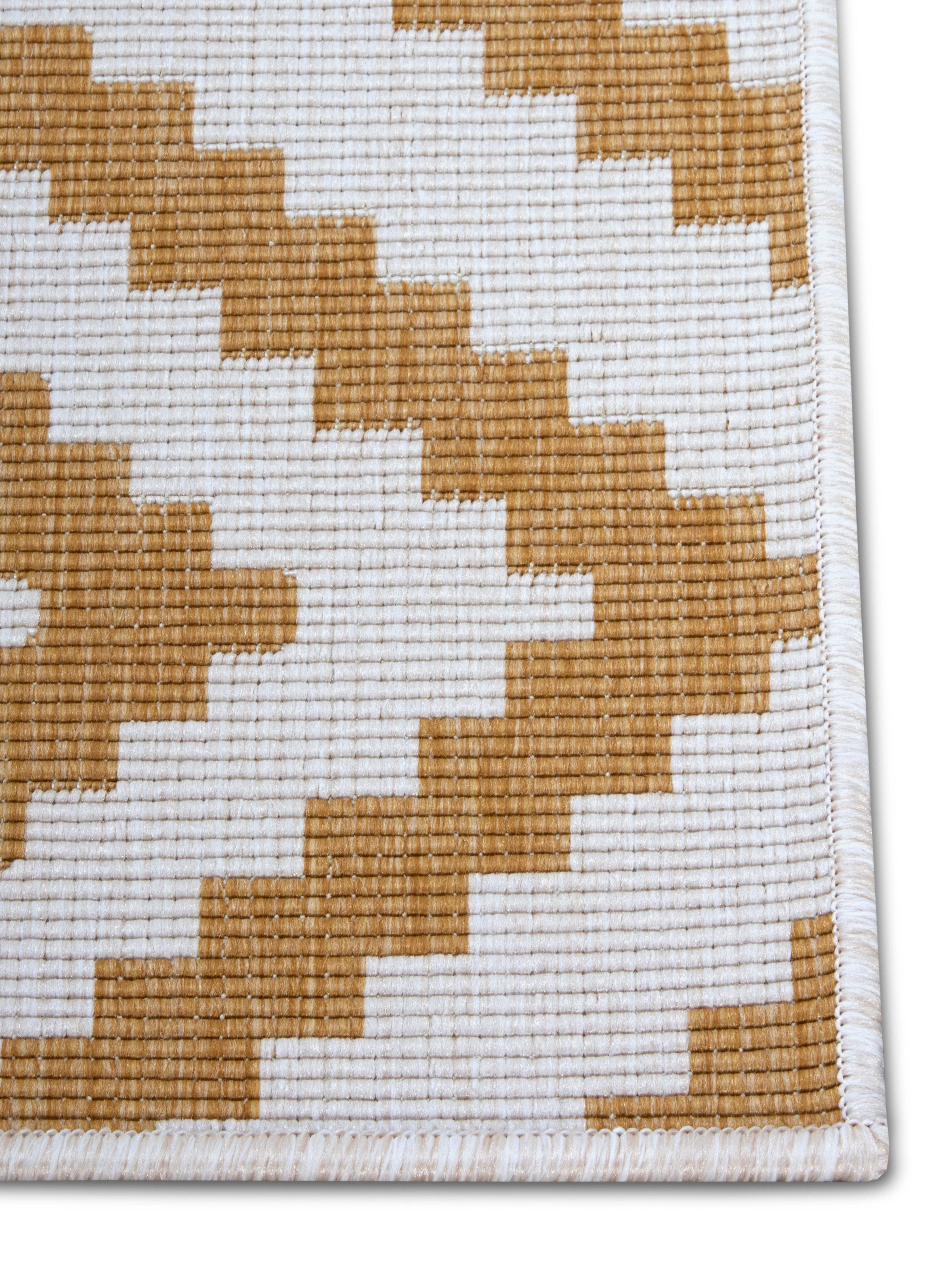 NORTHRUGS Vloerkleed Malta tweezijdig te gebruiken kleed Binnen- en buitengebruik, weerbestendig, balkon, terras, ruit, loper, woonkamer