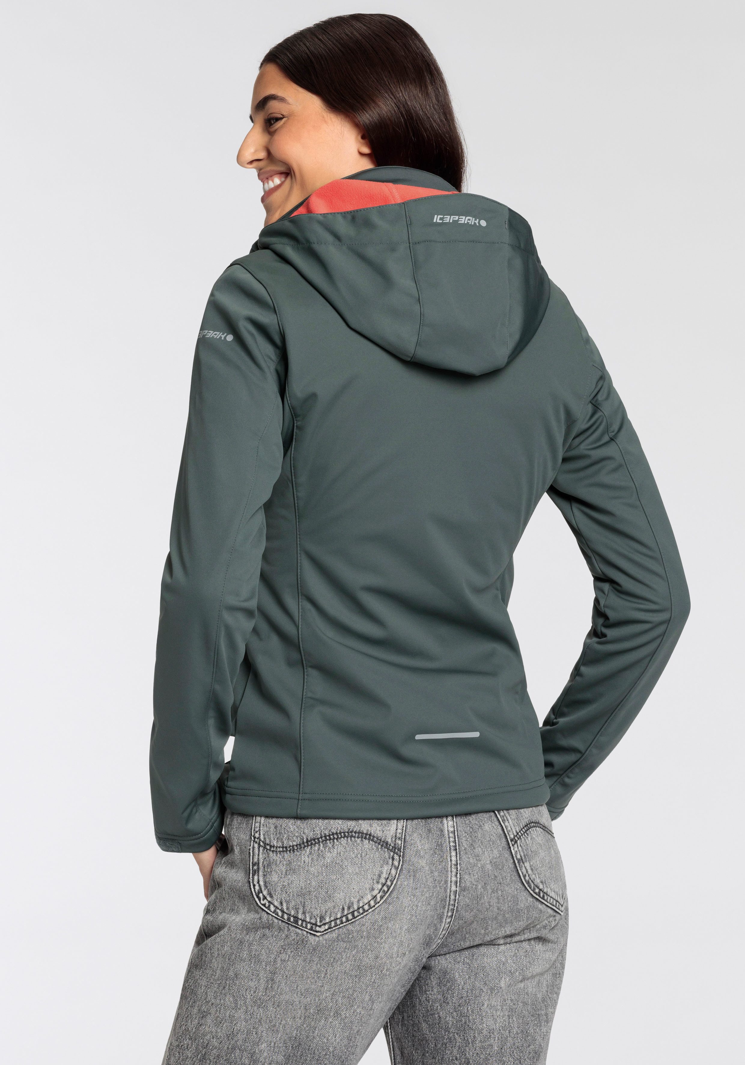 Icepeak Softshell-jack D SOFTSHELLJAS BOISE Waterdicht & Winddicht (1 stuk)