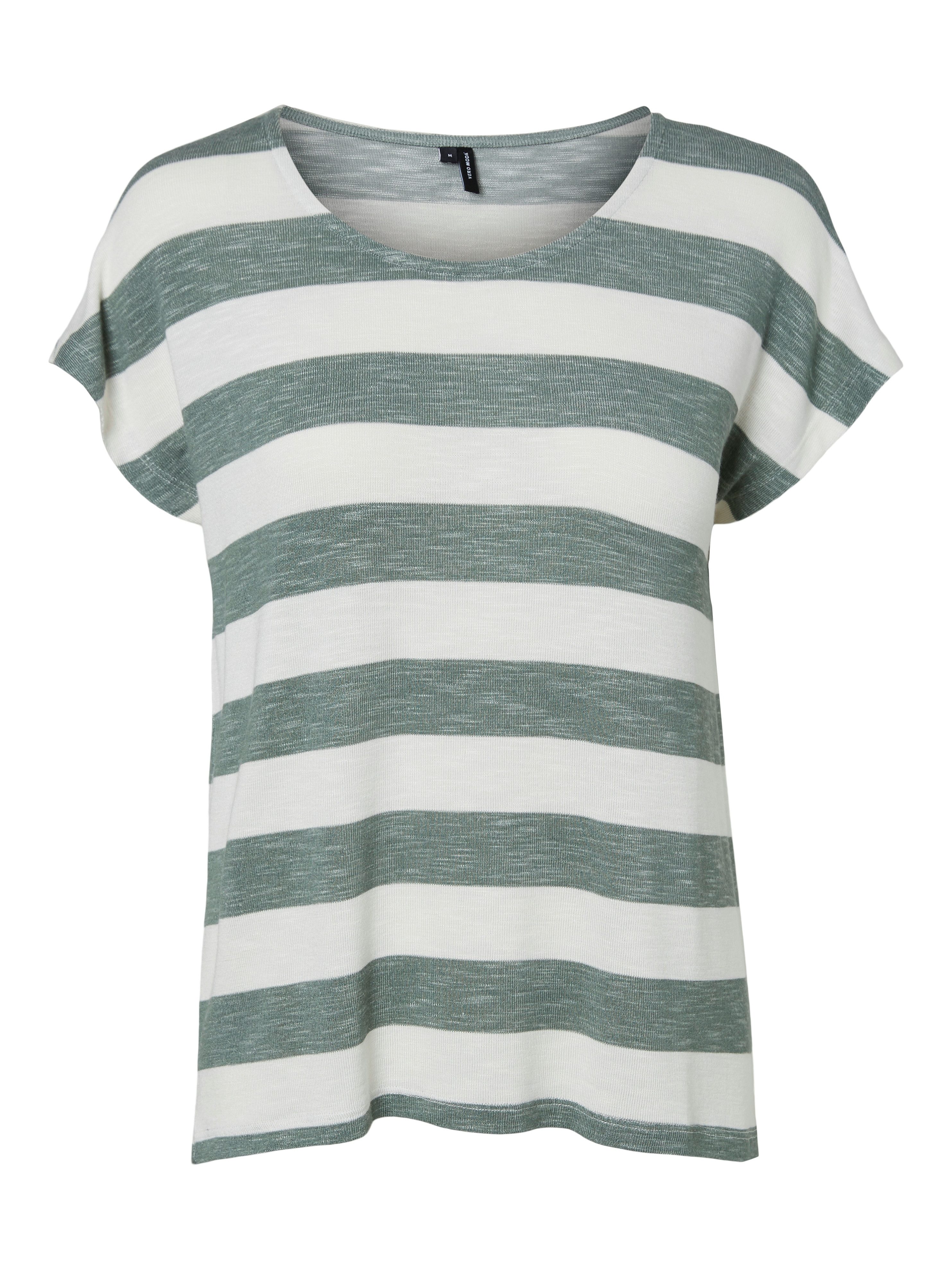 Vero Moda Shirt met korte mouwen VMWIDE STRIPE SL TOP GA JRS NOOS