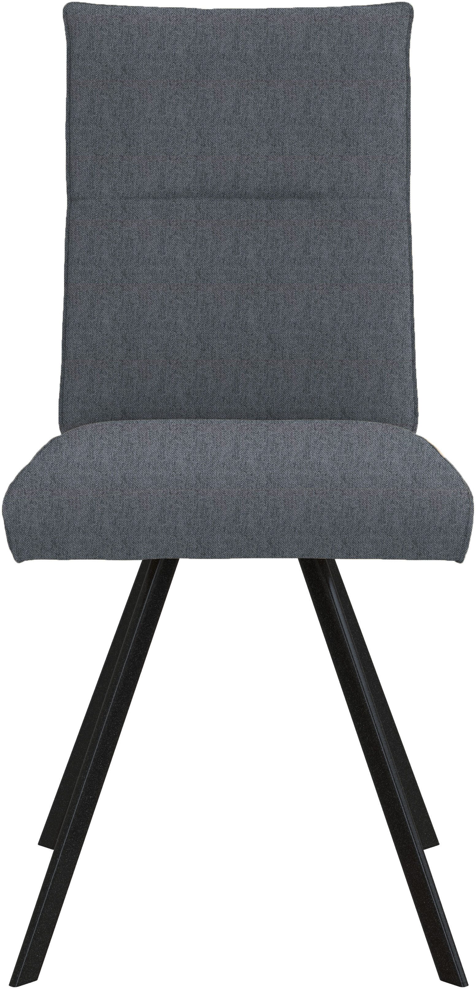 Home affaire Stoel met 4 poten Sava Metalen frame (set, 2 stuks)