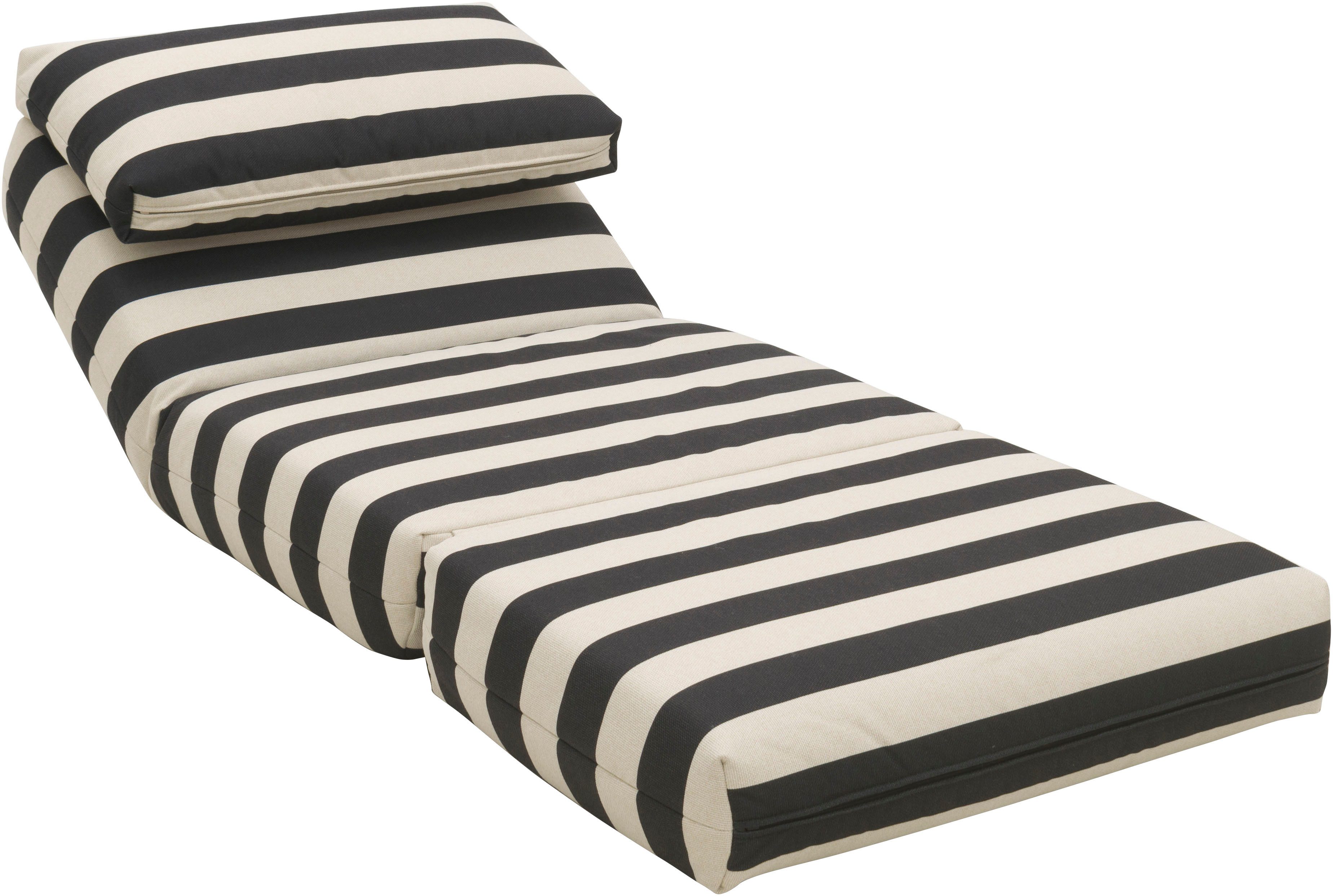 LeGer Home by Lena Gercke Fauteuil Amara Slaapstoel uitklapbaar, bedstoel, met rastering