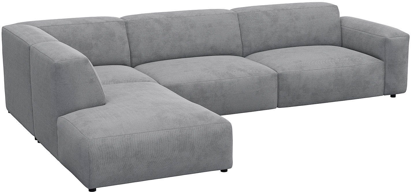 FLEXLUX Hoekbank Lucera, super comfortabel door hoogwaardige zitconstructie met koudschuim
