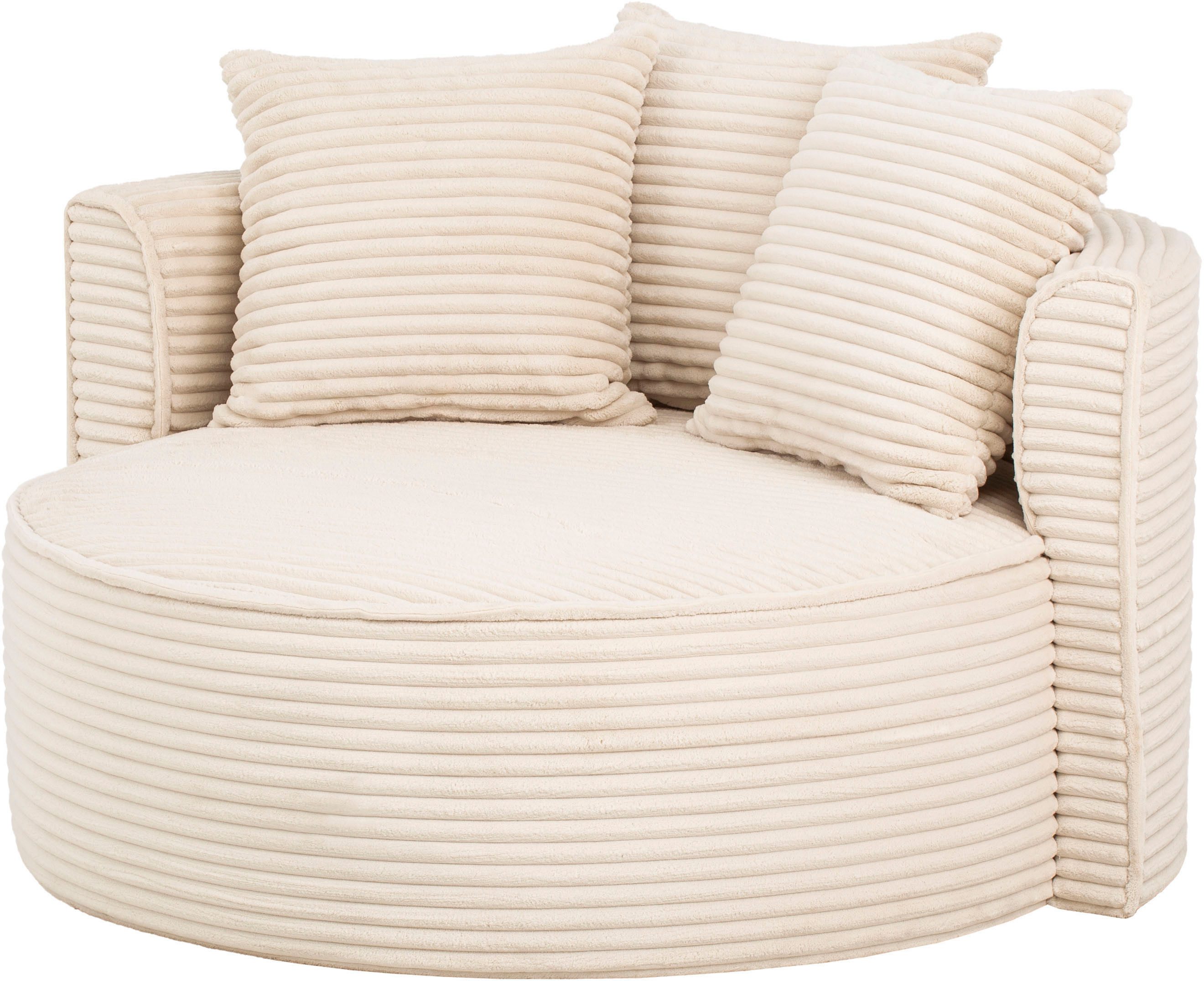 LeGer Home by Lena Gercke XXL-fauteuil Isalie, stoel in moderne kleuren, leesstoel, loveseat, grote stoel