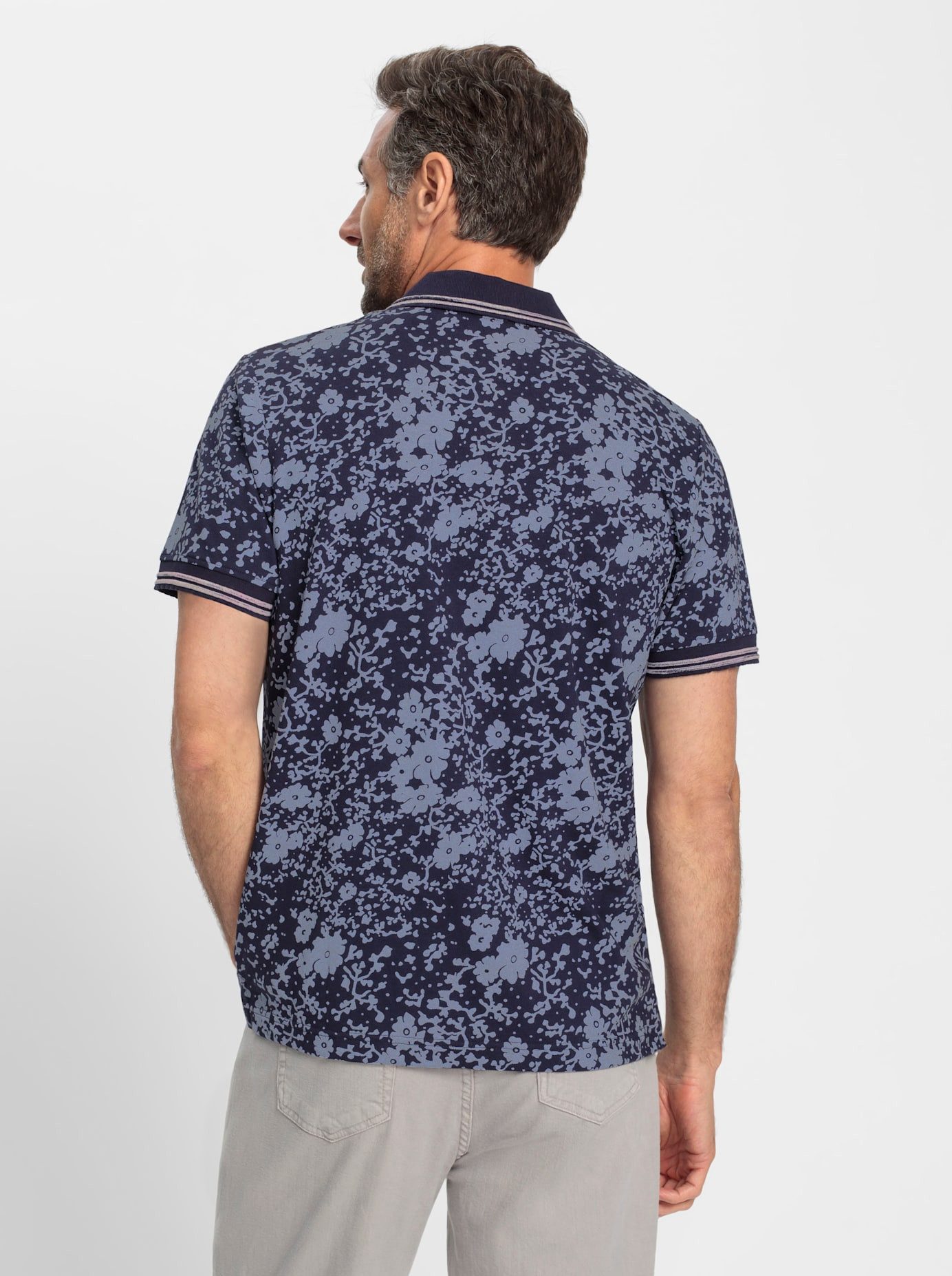 Marco Donati Shirt met korte mouwen Poloshirt met korte mouwen (1-delig)
