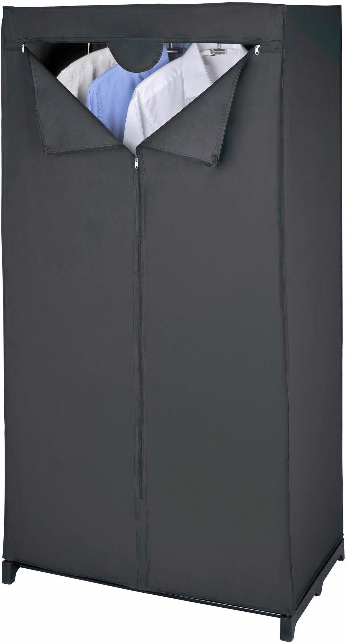 WENKO Stofkast Deep black Afmeting (b x h x d): 75 x 150 x 50 cm