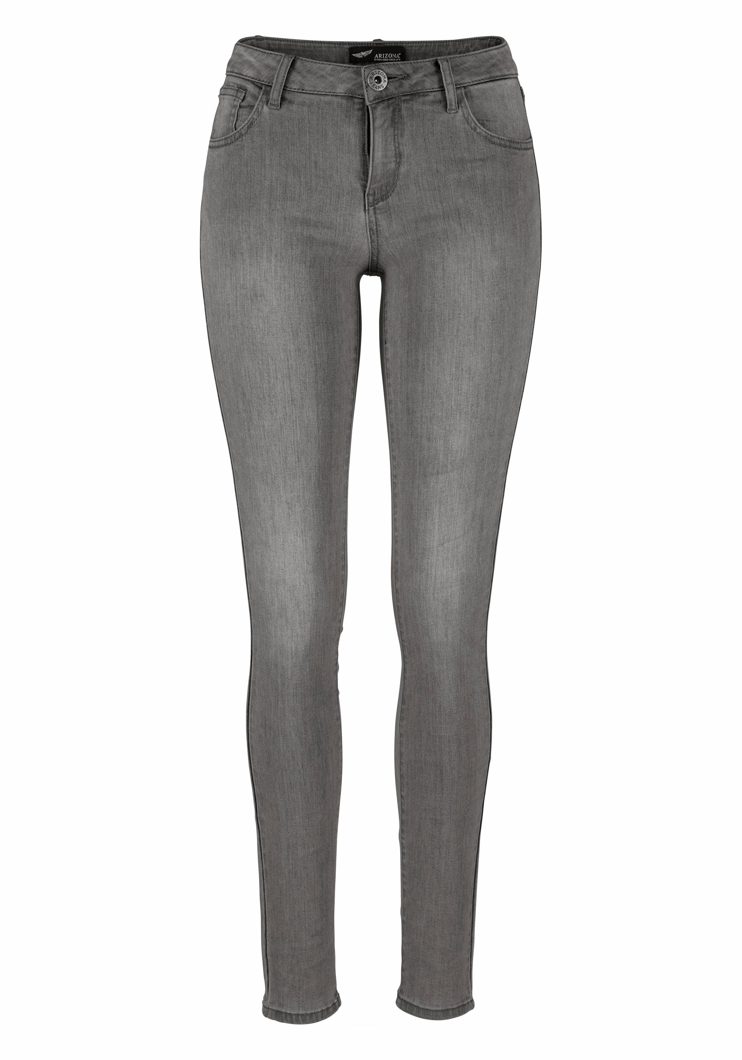 Arizona Skinny fit jeans Ultra Stretch extra-strakke been verloop, normale taille, met steekzakken