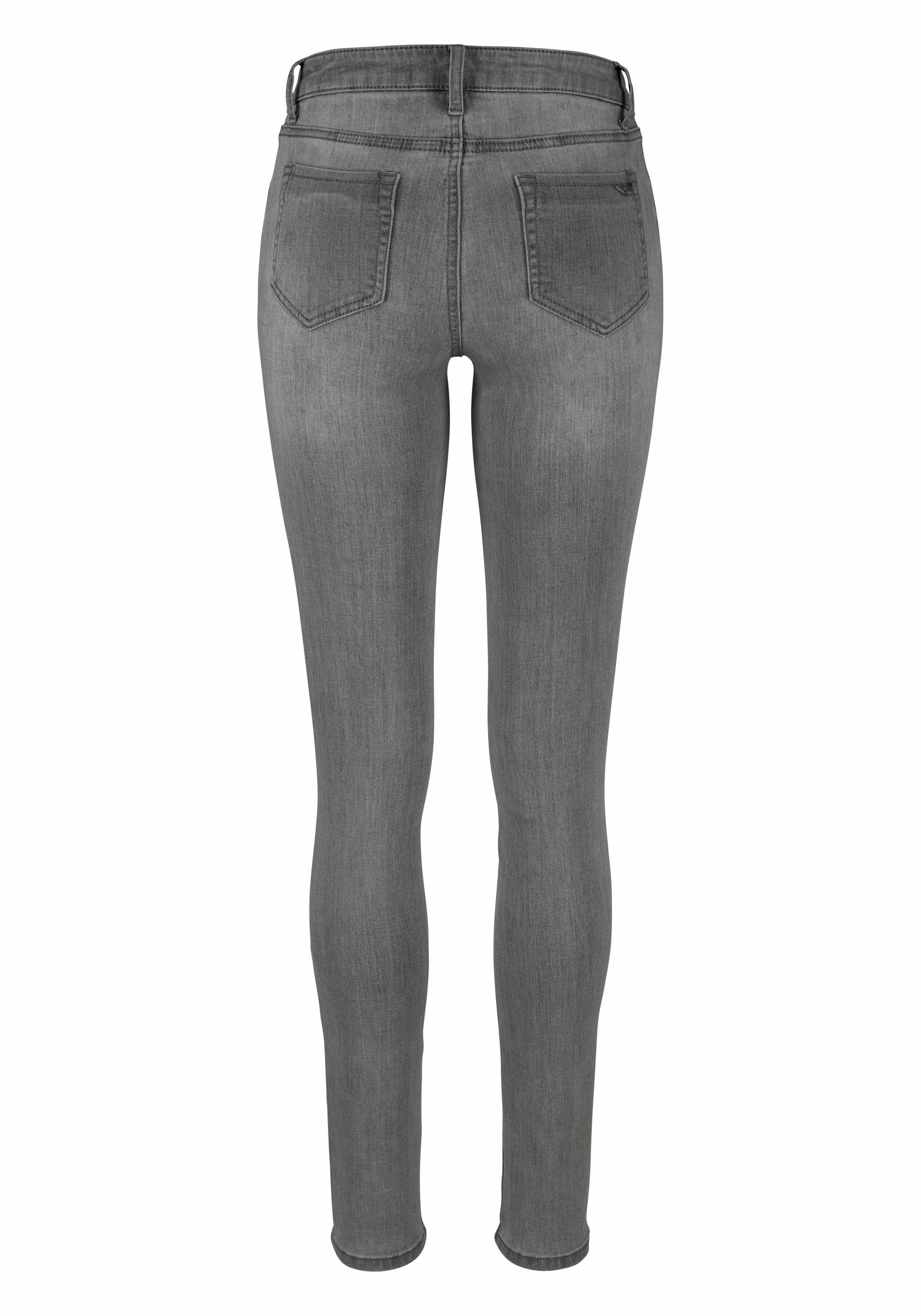 Arizona Skinny fit jeans Ultra Stretch extra-strakke been verloop, normale taille, met steekzakken