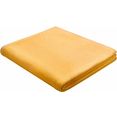biederlack deken squares in uni-ontwerp geel