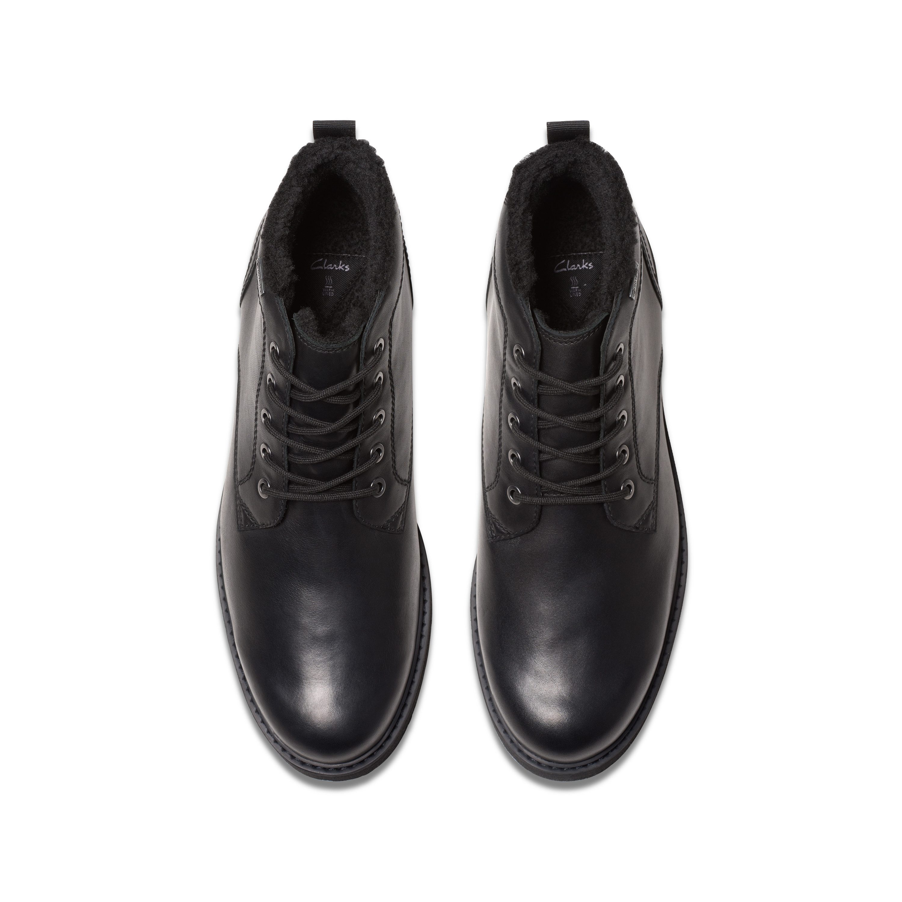 Clarks Veterlaarzen BatcombeMixGTX , zakelijke enkellaars, comfort schoen met waterdichte goretex