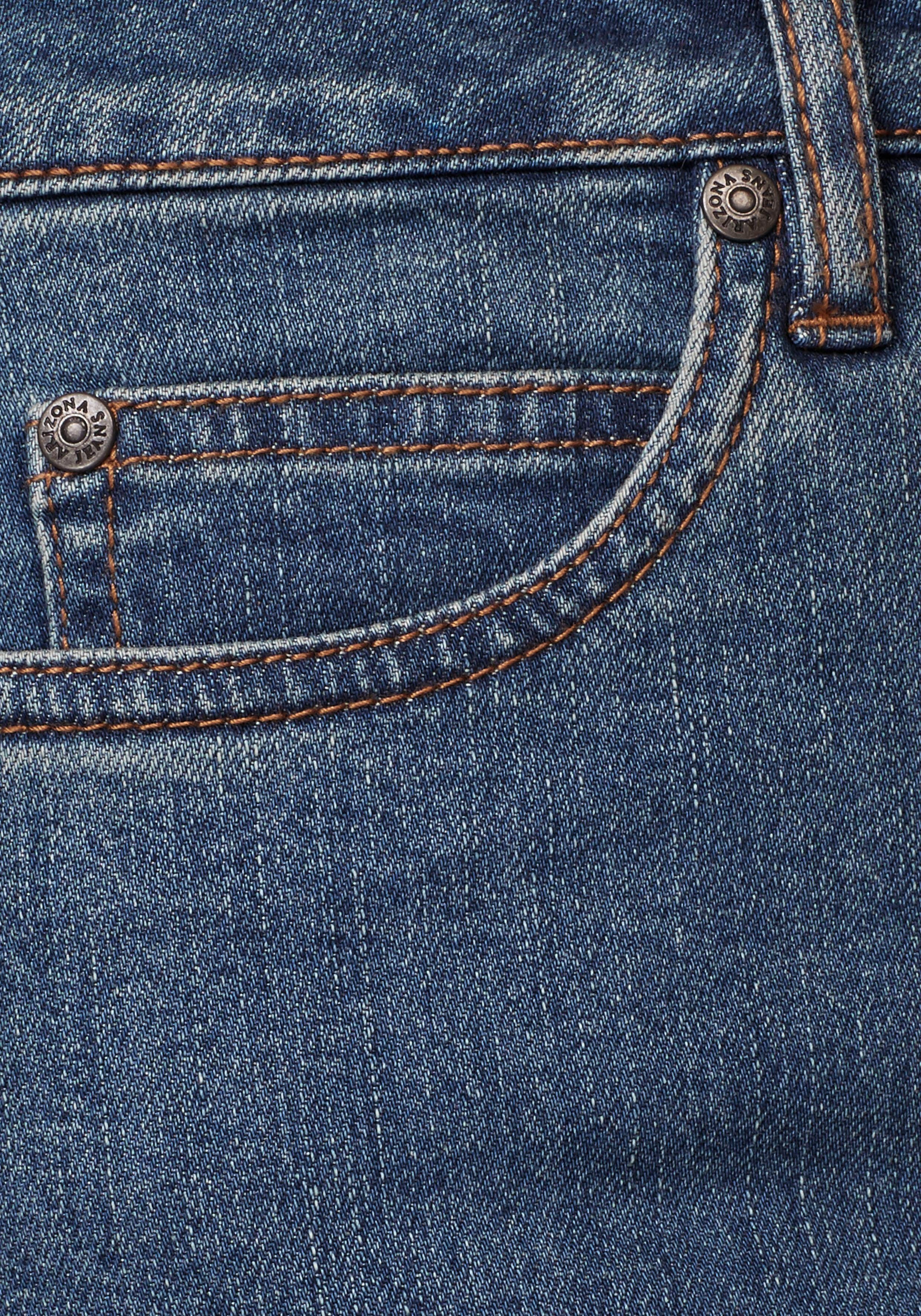 Arizona Bootcut jeans Comfort Fit uitlopende pasvorm, met steekzakken, hoge taille
