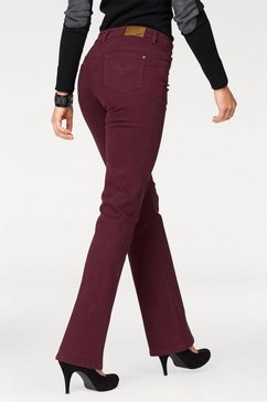 arizona bootcut jeans comfort fit high waist rood
