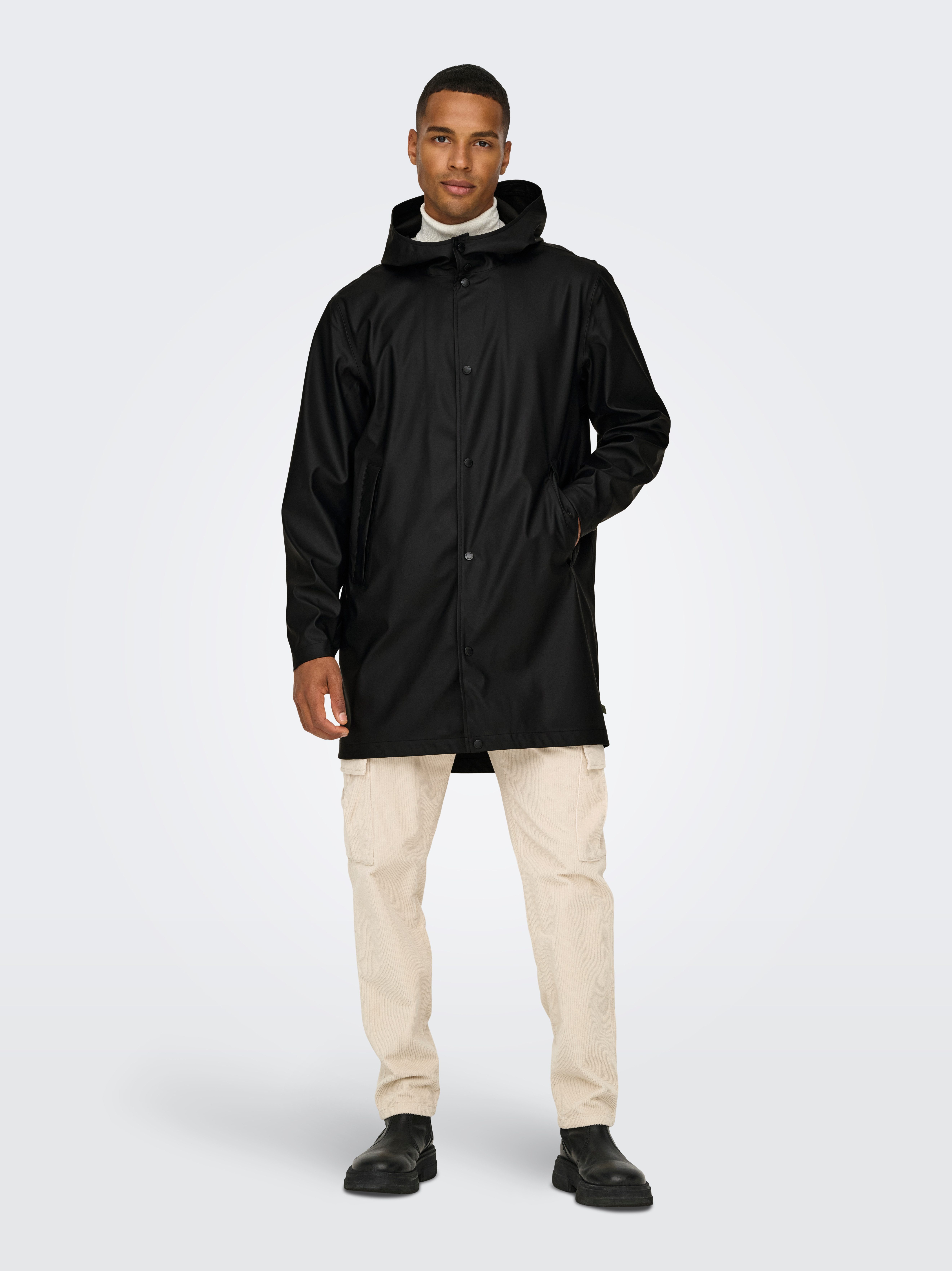 ONLY & SONS Regenjas ONSLUCA RAIN COAT OTW