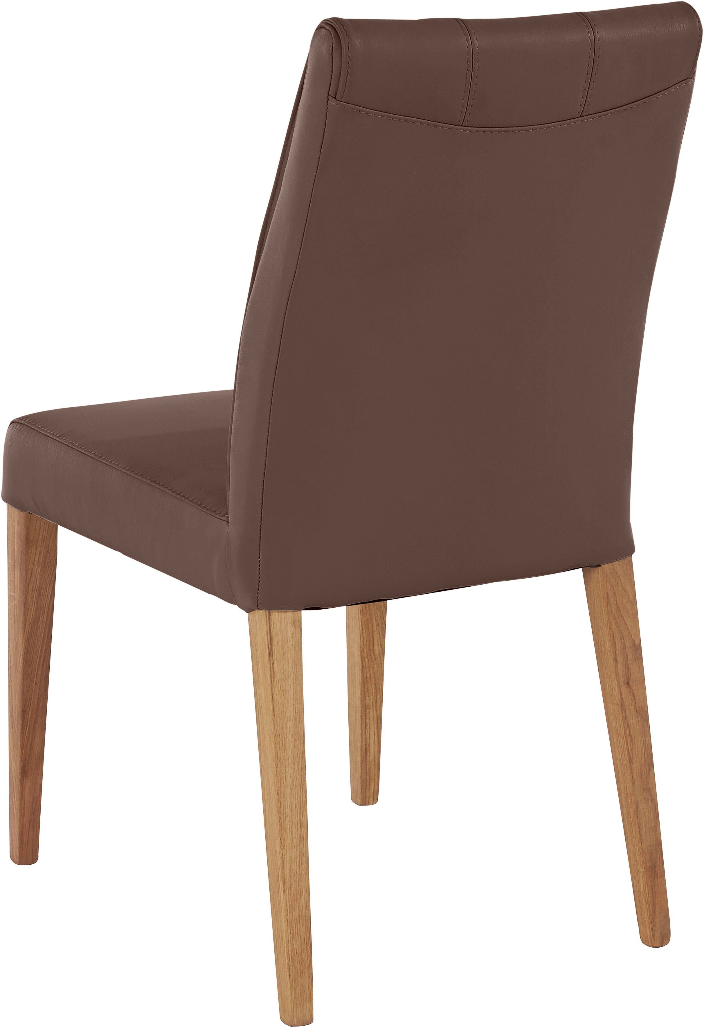 INOSIGN Eetkamerstoel Rugleuning met stiksels (2 stuks)