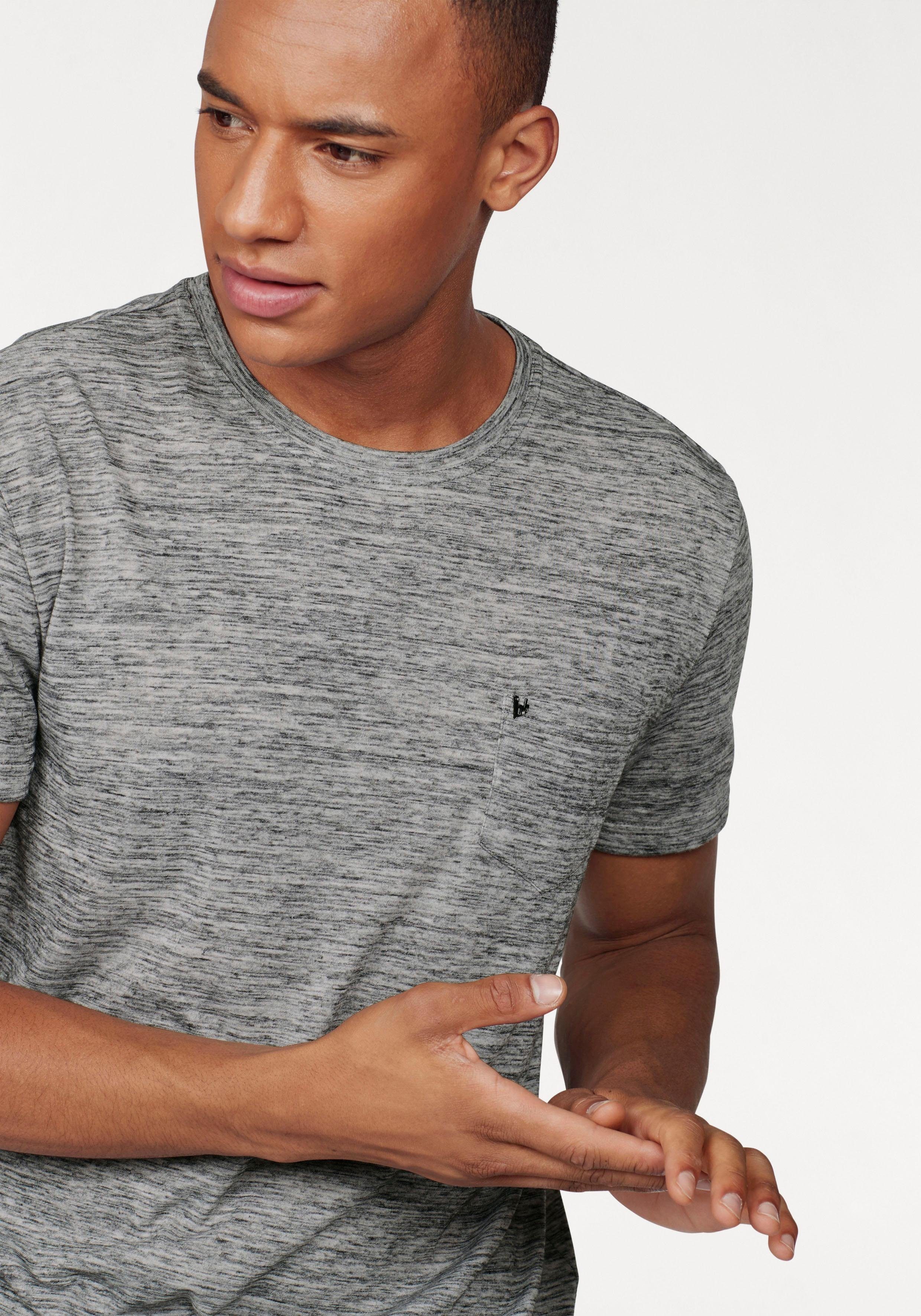 Bruno Banani T-shirt Korte mouwen, slim fit, effen, ronde hals
