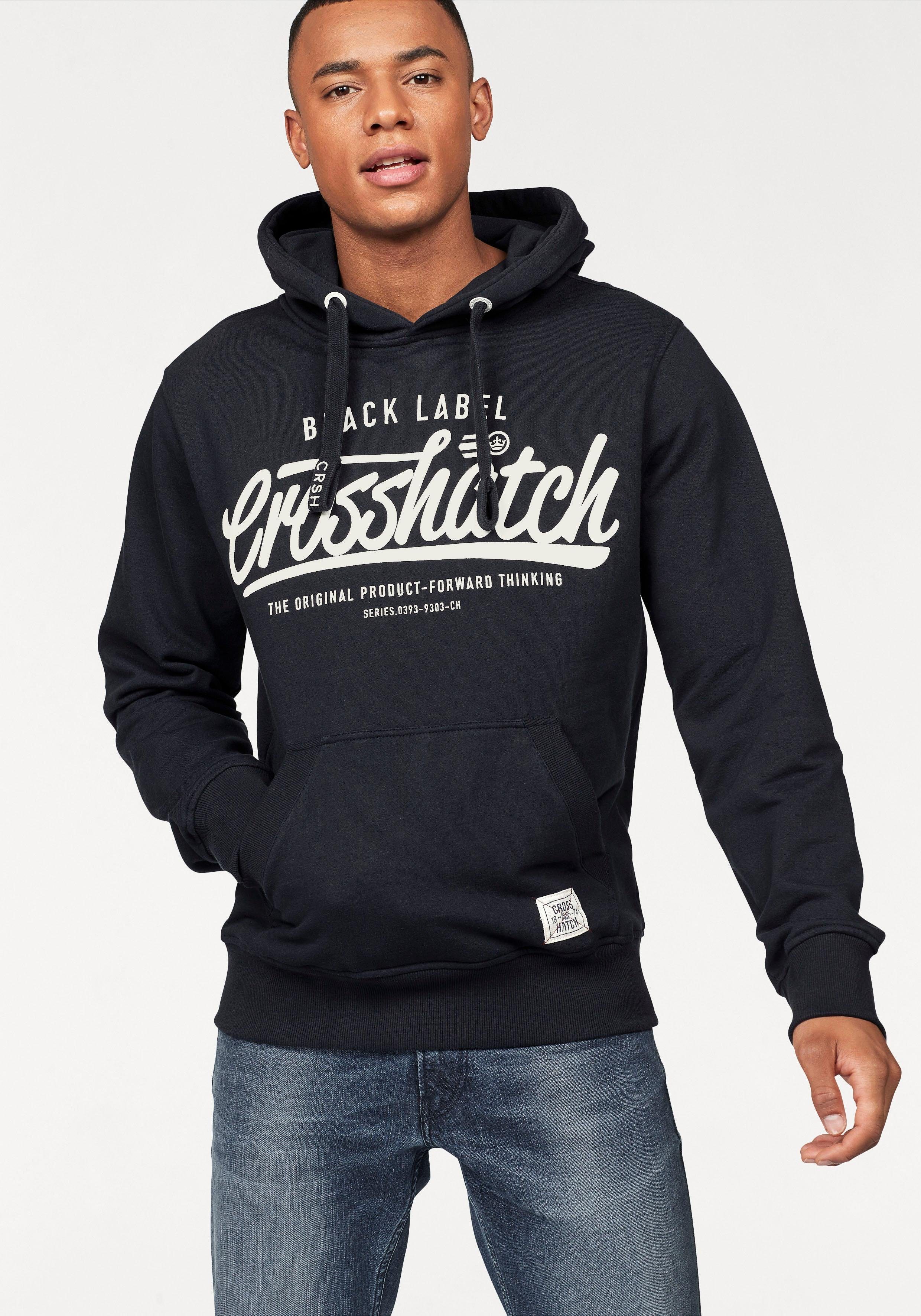 Crosshatch NU 15% KORTING: CROSSHATCH capuchonsweatshirt