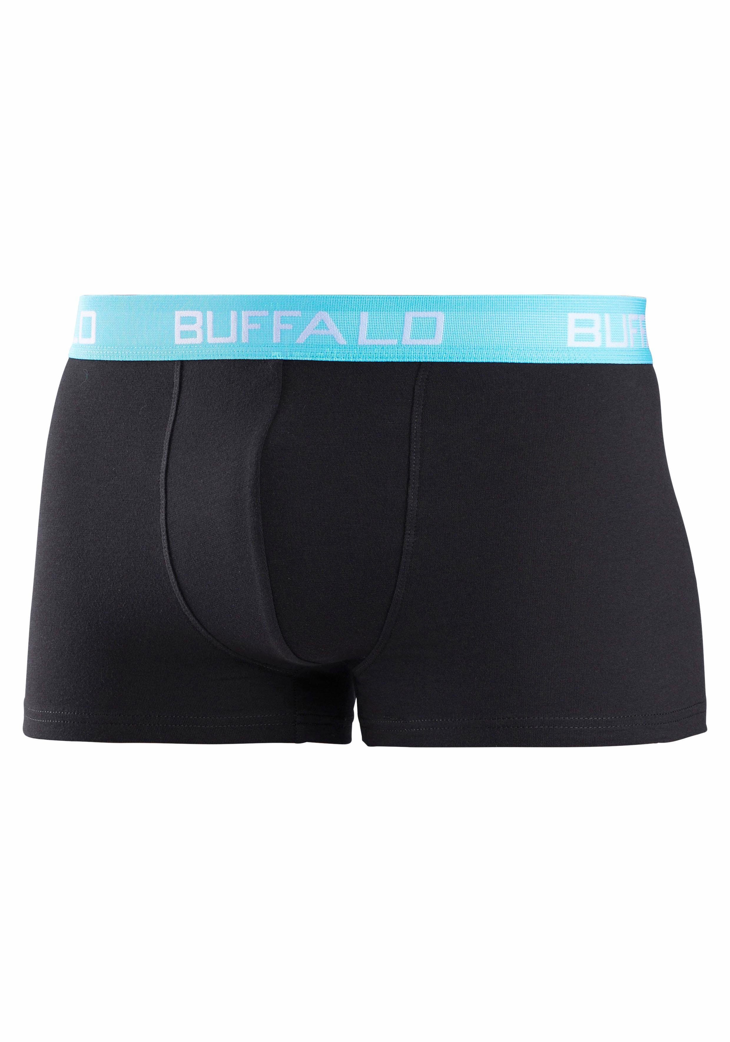 Buffalo Boxershort voor jongens met contrastkleurige boorden (set, 3 stuks)