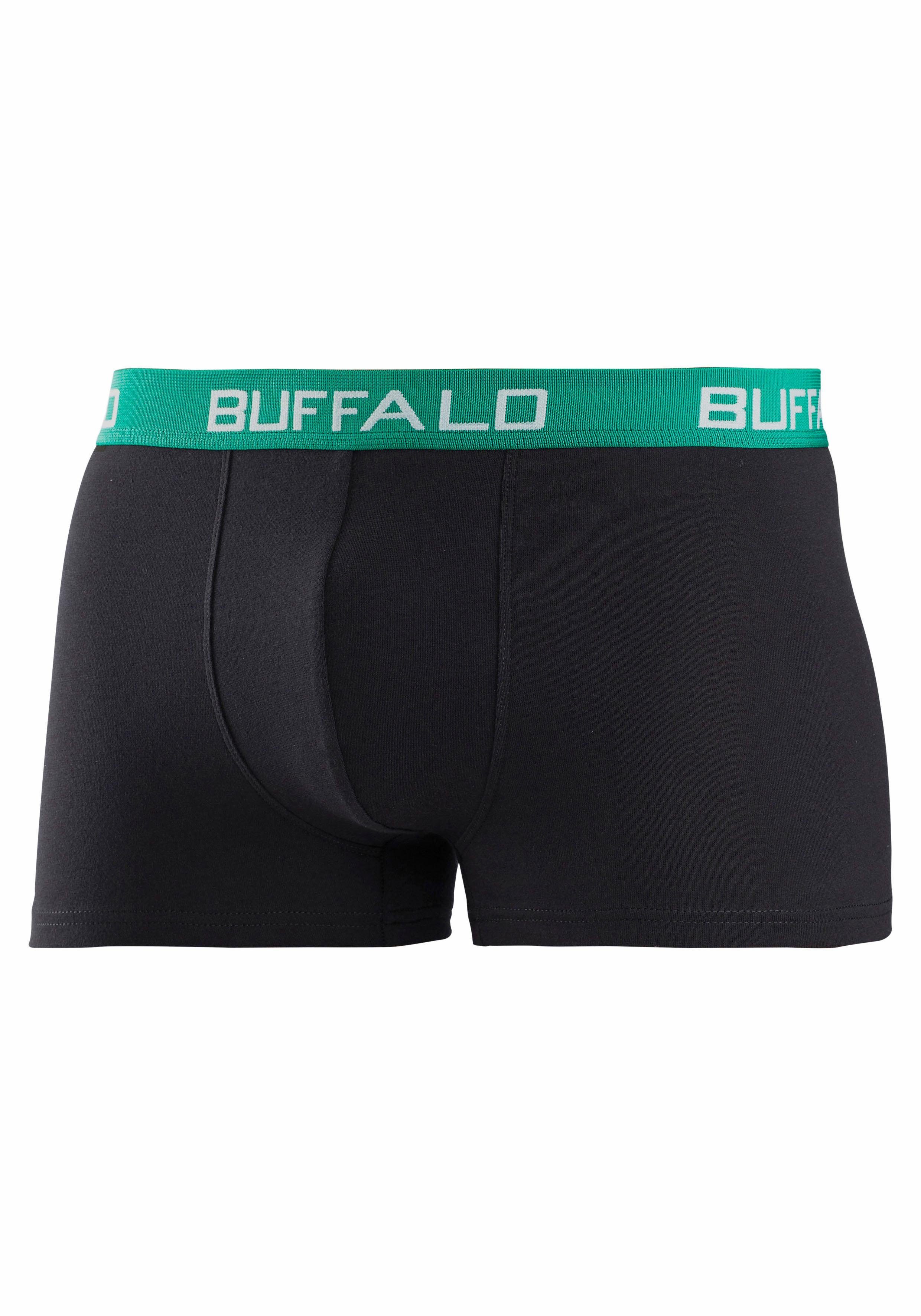 Buffalo Boxershort voor jongens met contrastkleurige boorden (set, 3 stuks)