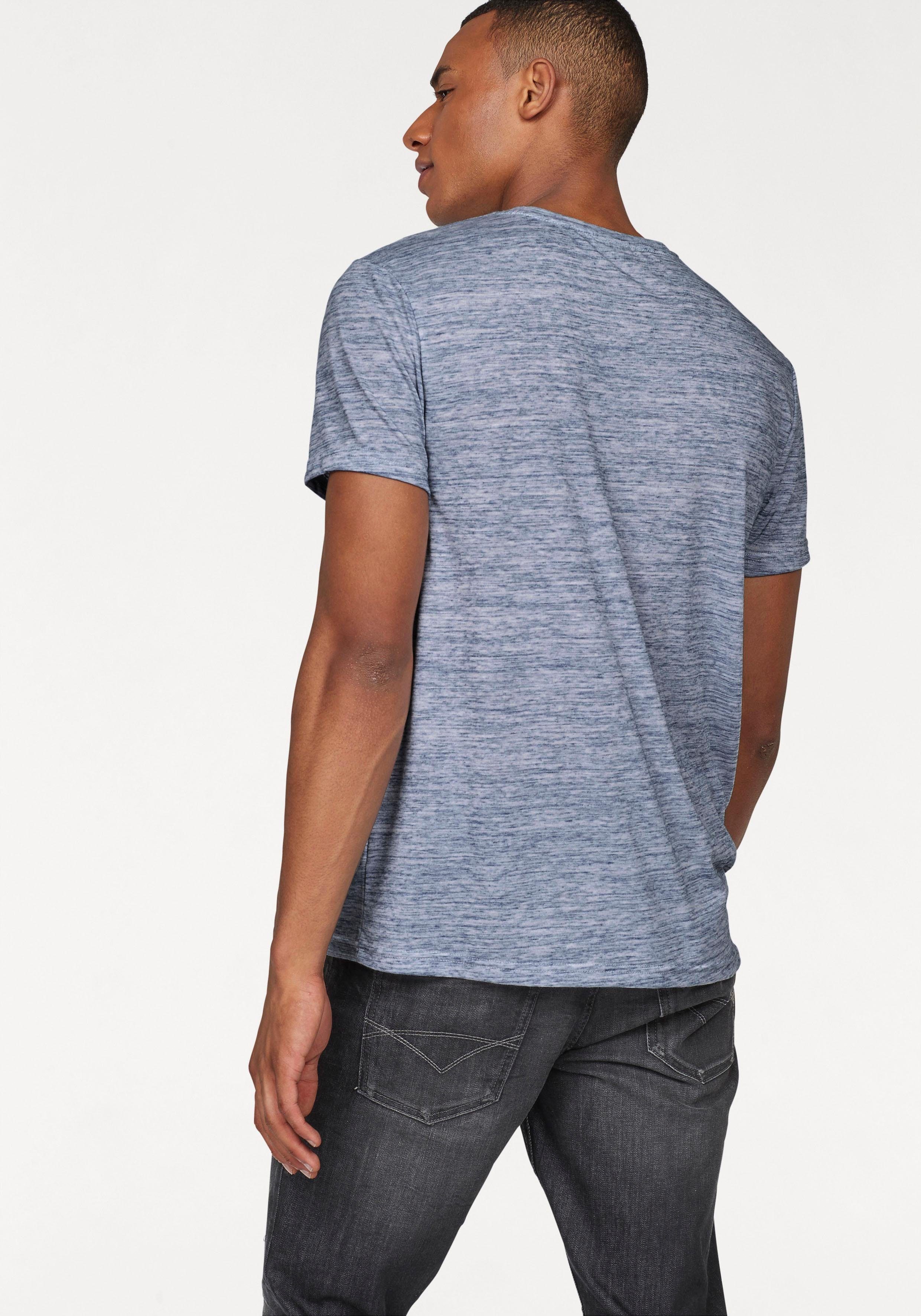 Bruno Banani T-shirt Korte mouwen, slim fit, effen, ronde hals