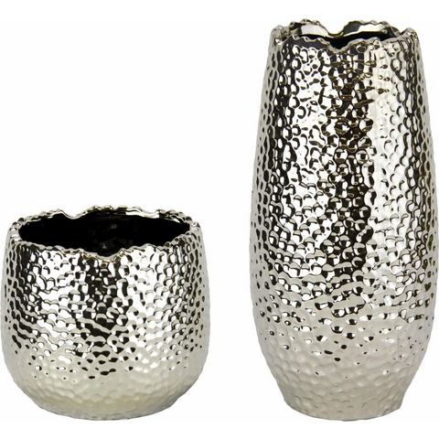 Home affaire siervaas Keramik-Vasen (Set, 2 Stück)