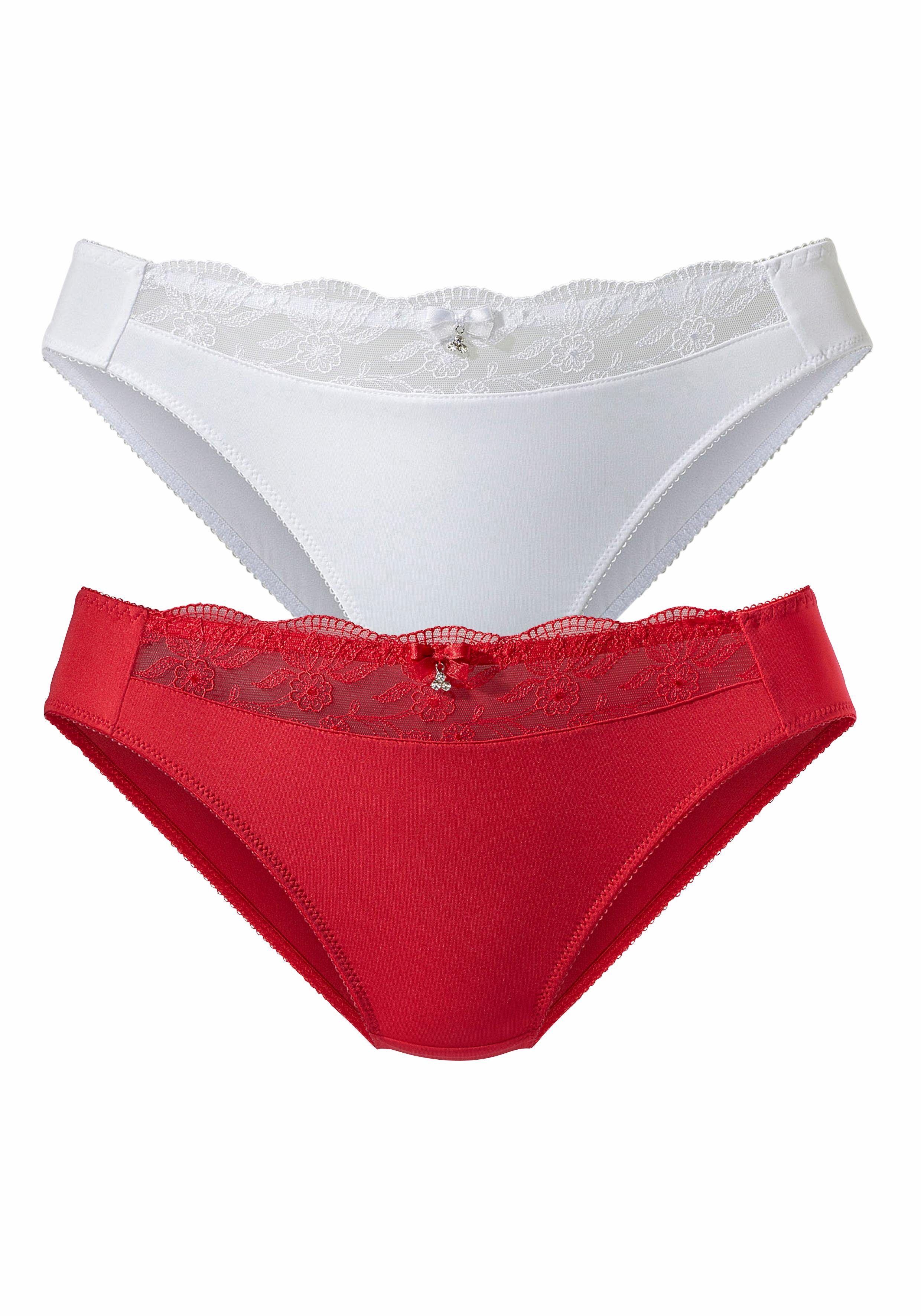 Nuance Slip met mooie borduurkant (set, 2 stuks)