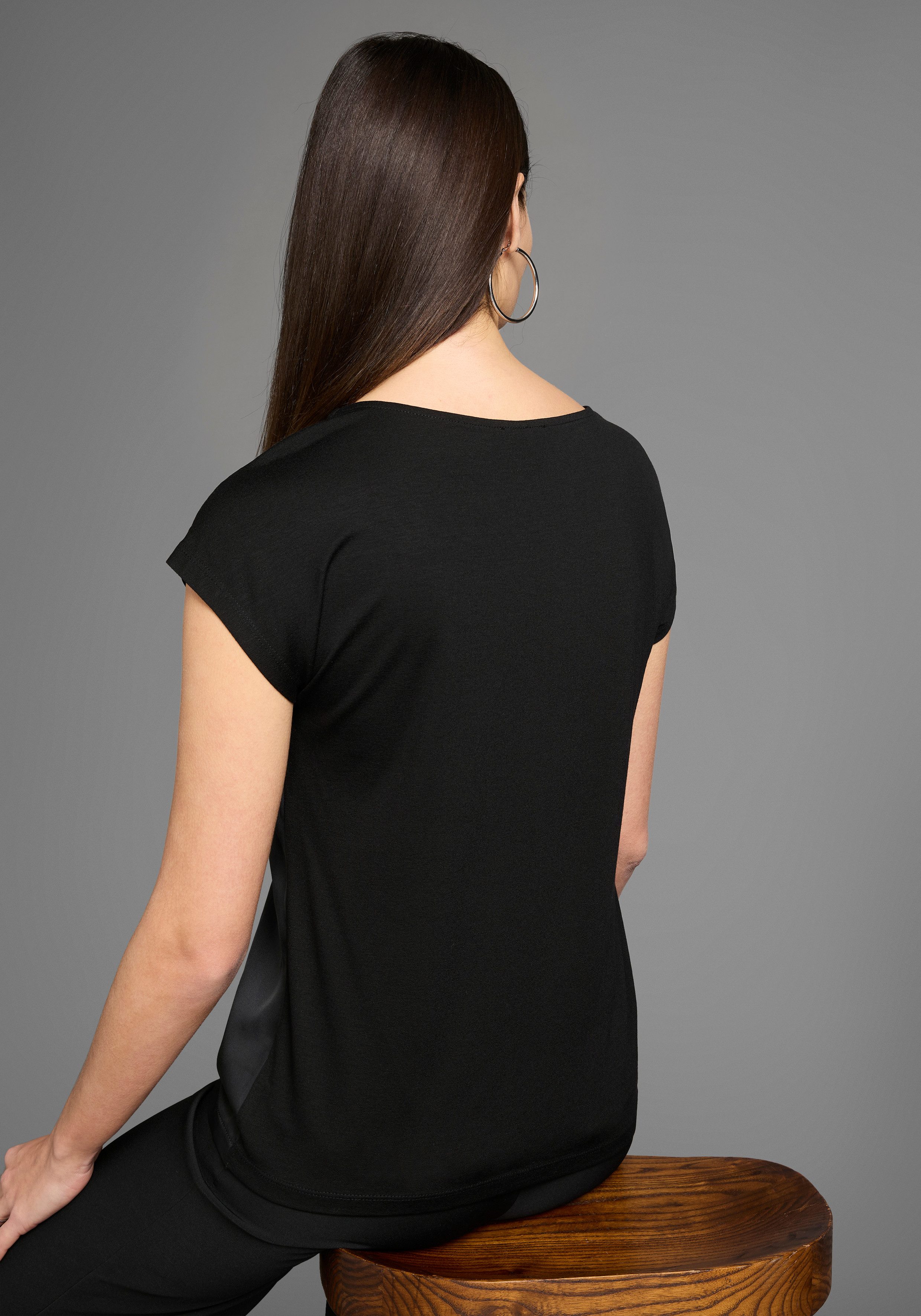 HECHTER PARIS Shirtblouse met op dessin geplaatste print