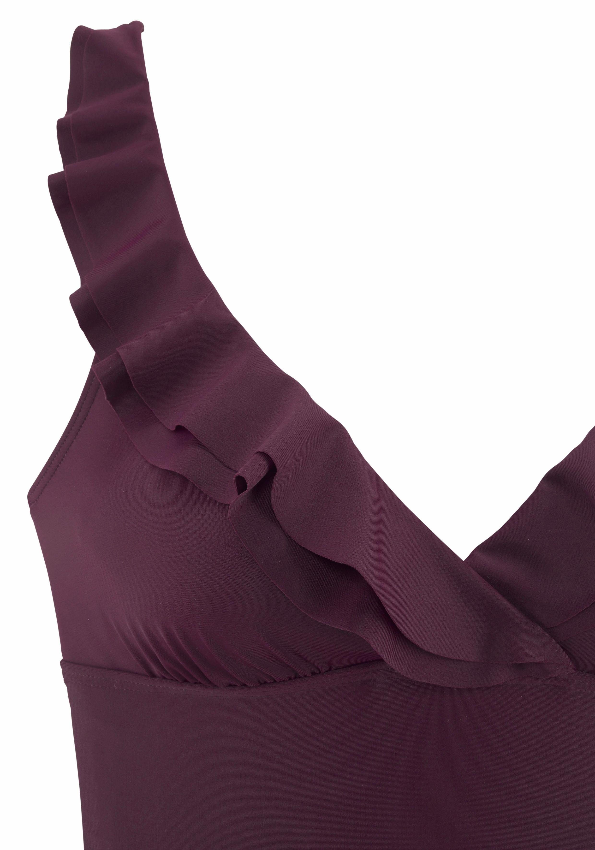 Jette Joop Badpak met elegante ruche en modellerend effect