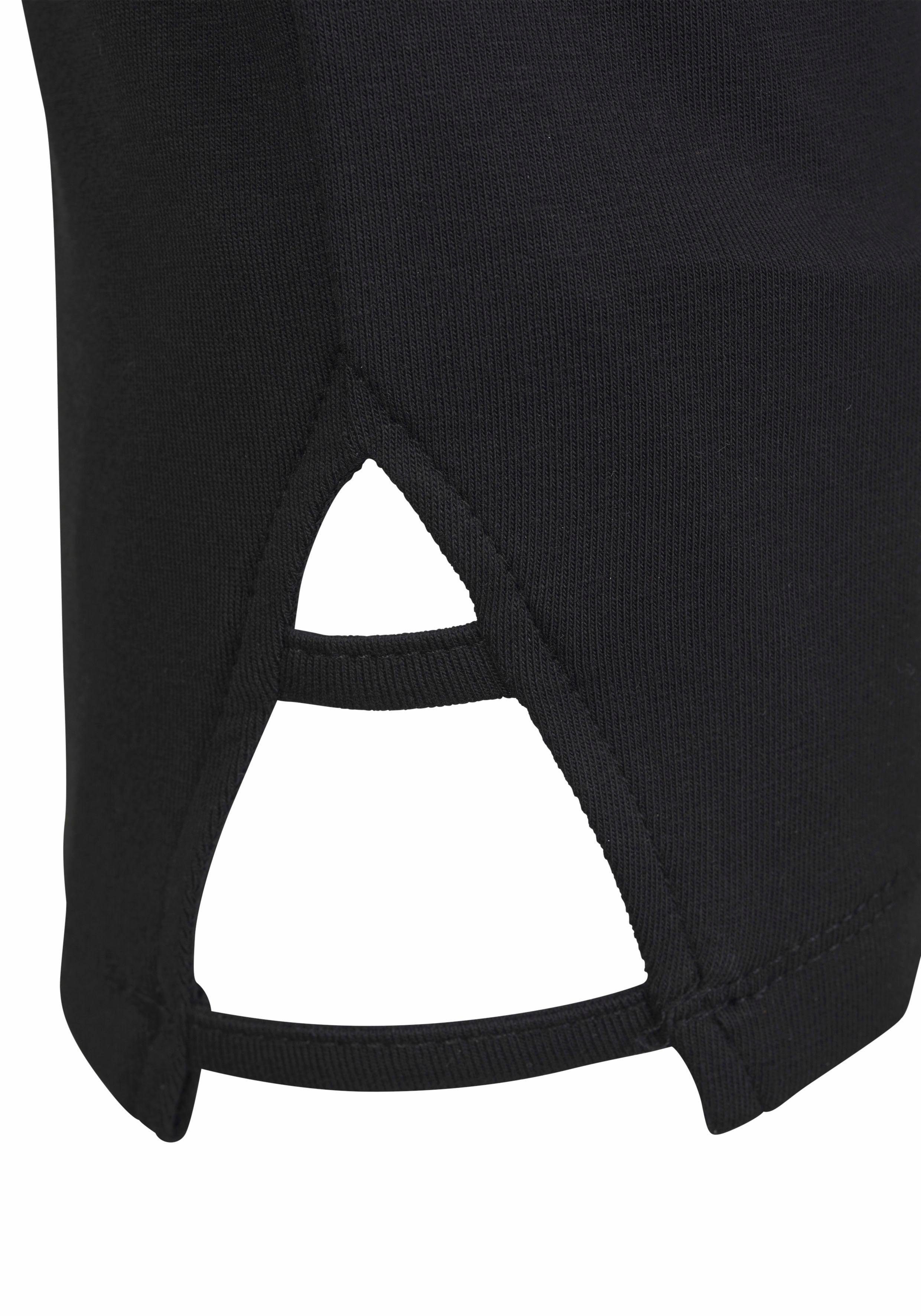 Lascana Caprilegging met cut-outs aan de zoom, 3/4 lengte, basic, elastisch