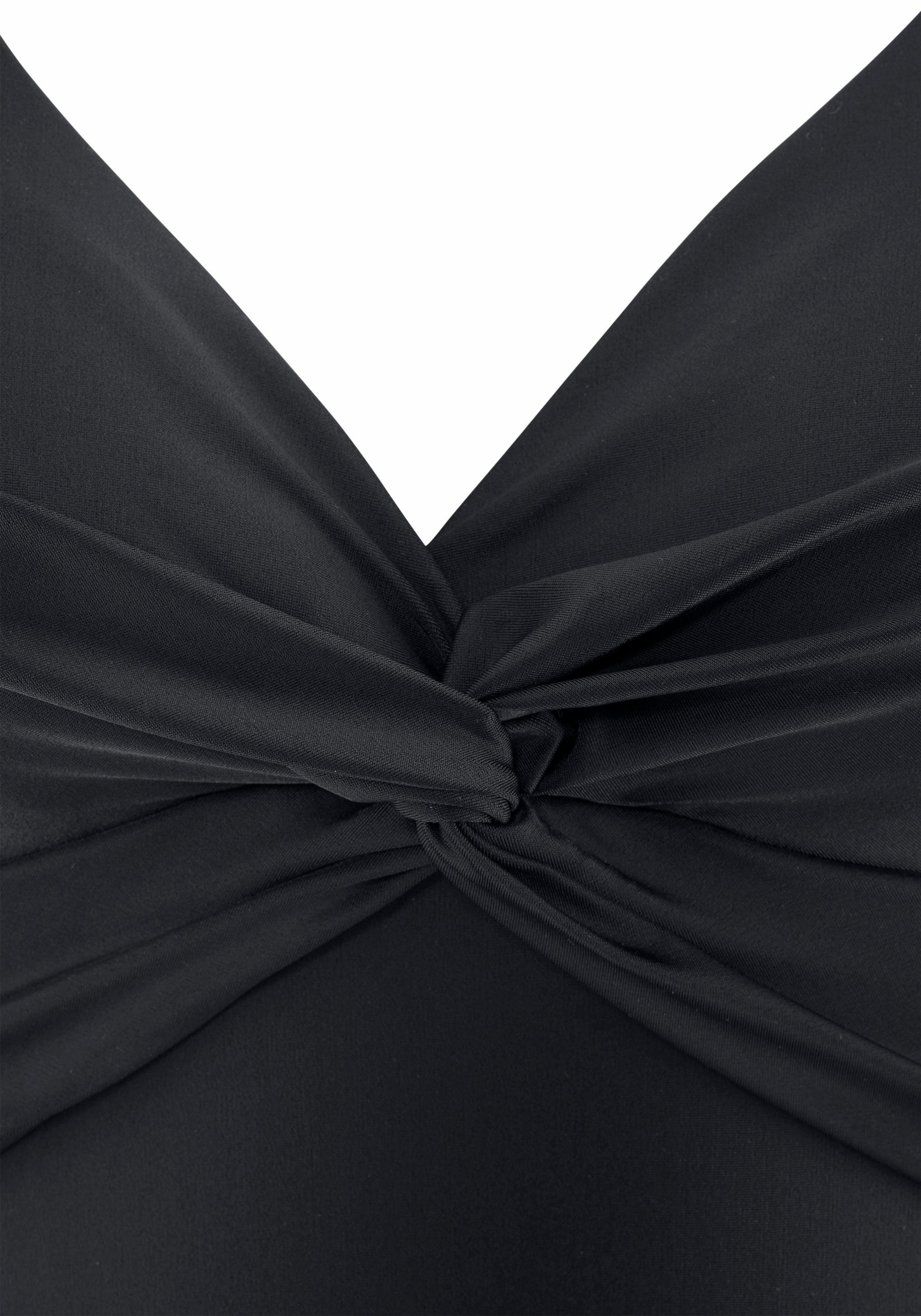 Lascana Badpak met shaping-inzet voor, ingebouwde softcups, met rimpelingen