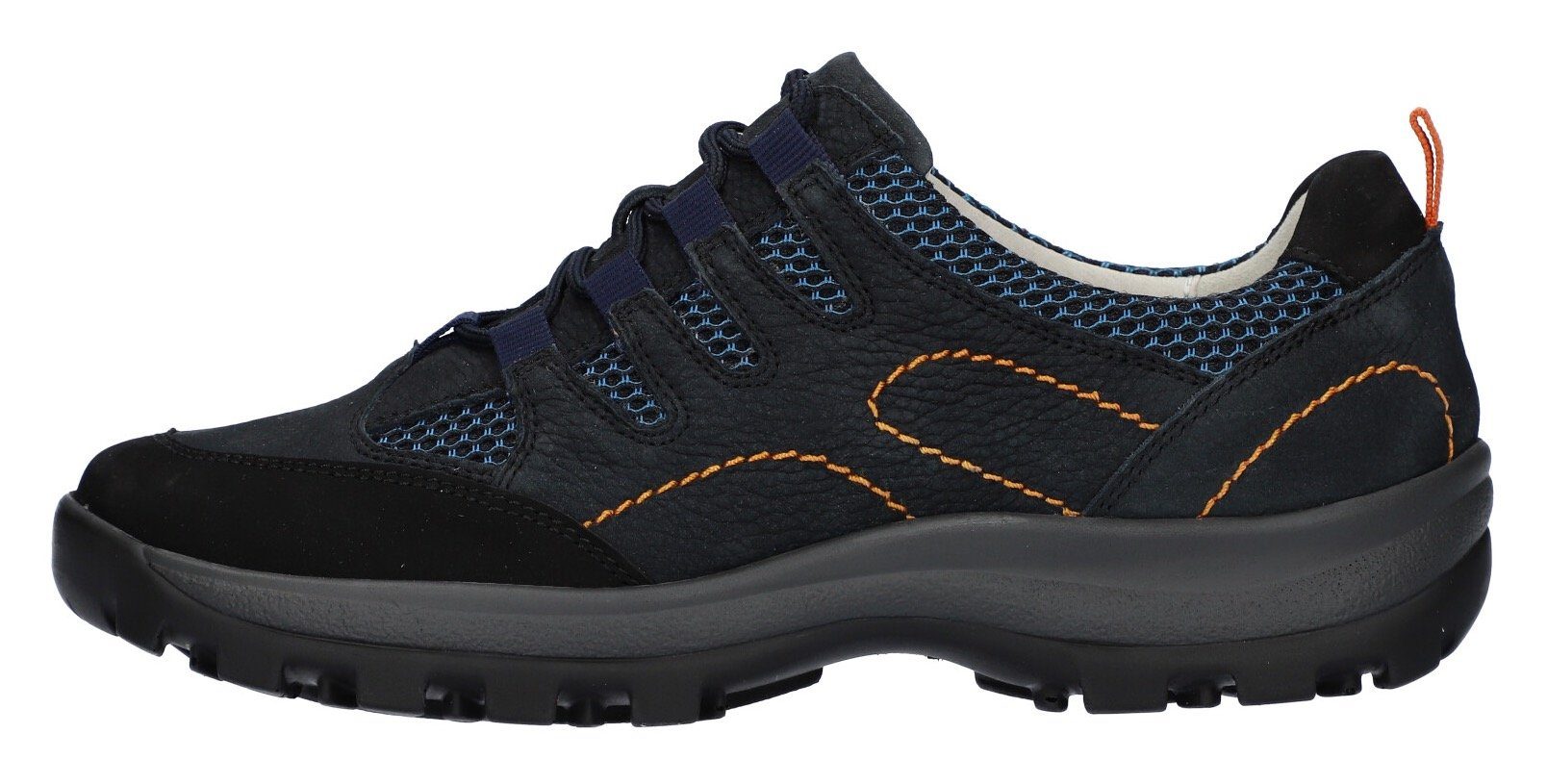 Waldläufer Veterschoenen Holly , vrijetijdsschoen, lage schoen, outdoorschoen met profielzool, h-breedte