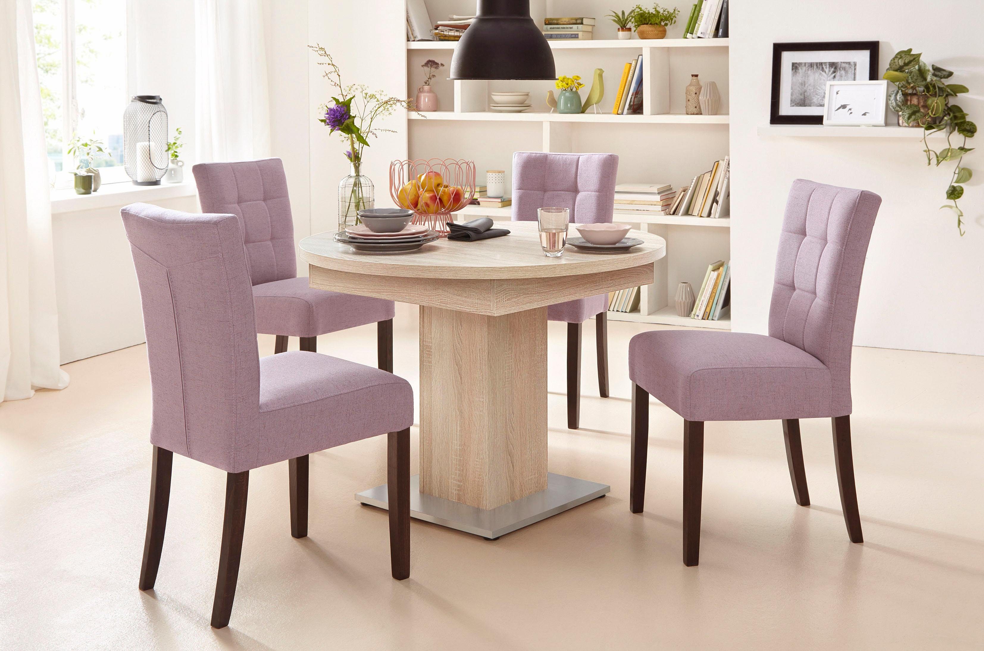 Home affaire Stoel met 4 poten TALIA (set, 2 stuks)